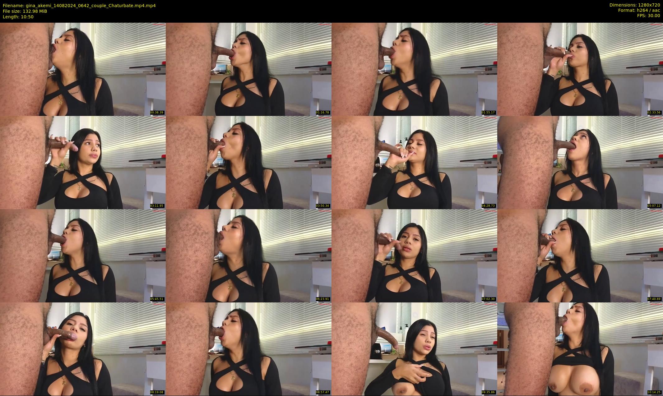 gina_akemi — 11 minute Chaturbate couple cam show recording, 720p, Aug 14, 2024