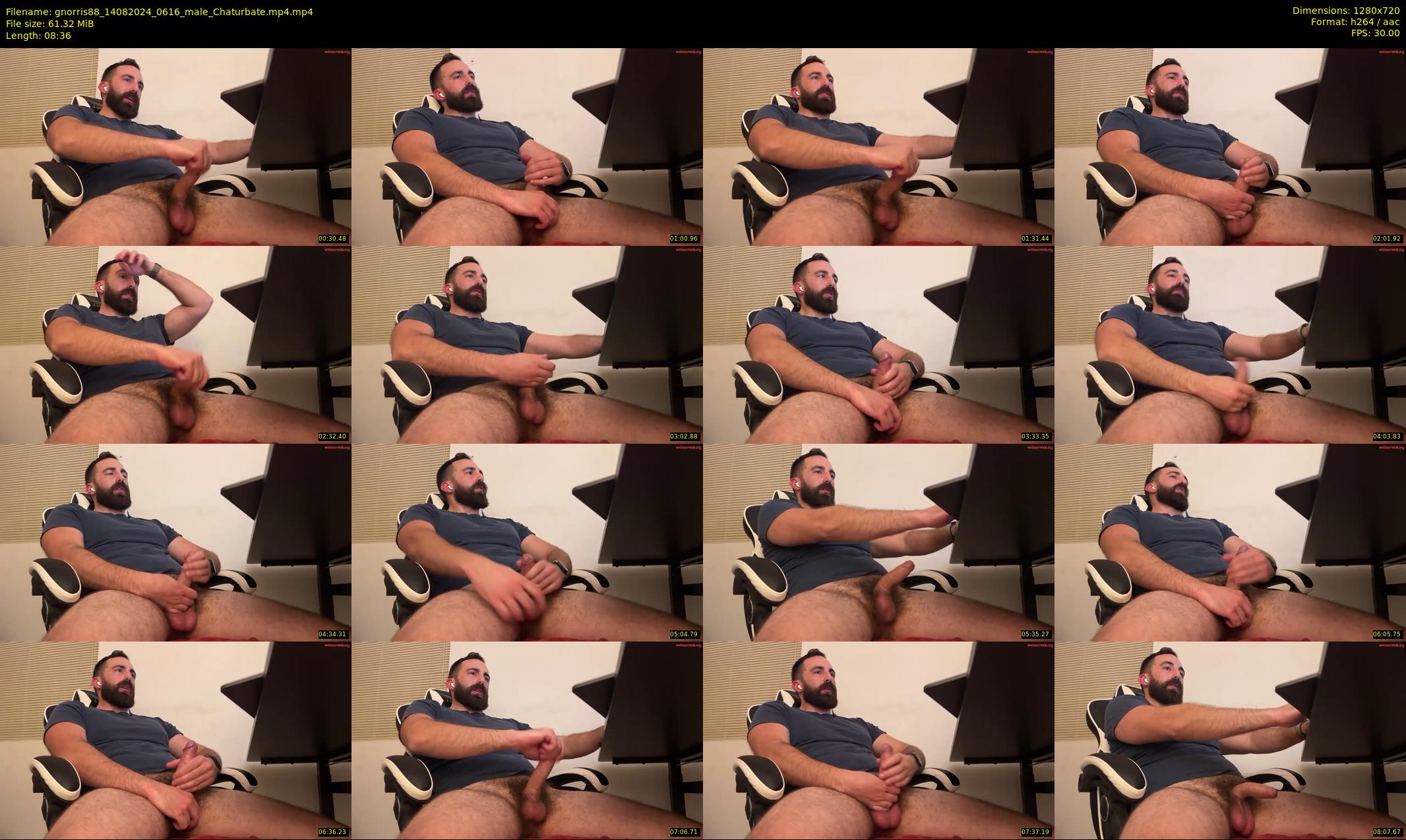 gnorris88 — 9 minute Chaturbate male cam show recording, 720p, Aug 14, 2024