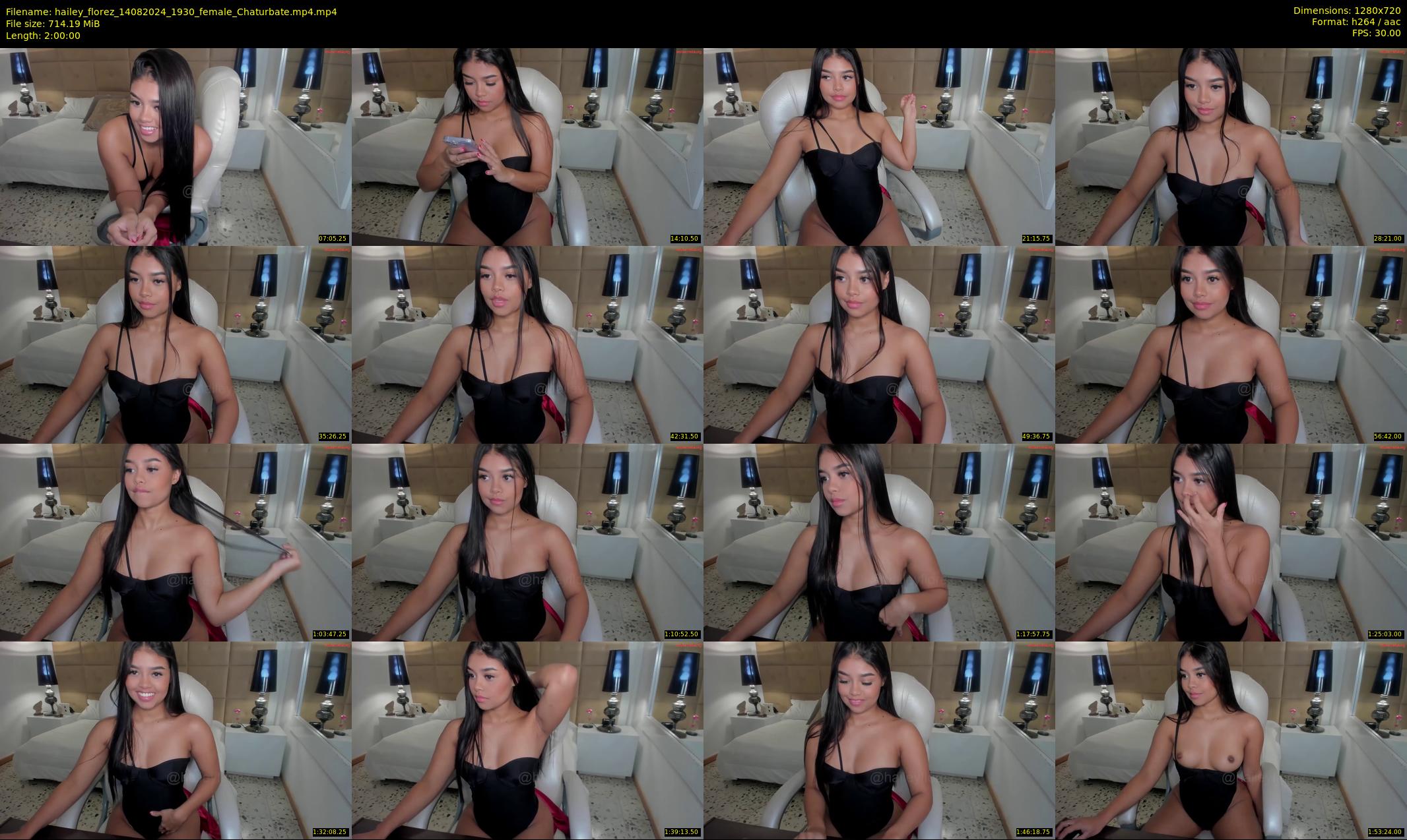 hailey_florez — 120 minute Chaturbate female cam show recording, 720p, Aug 14, 2024