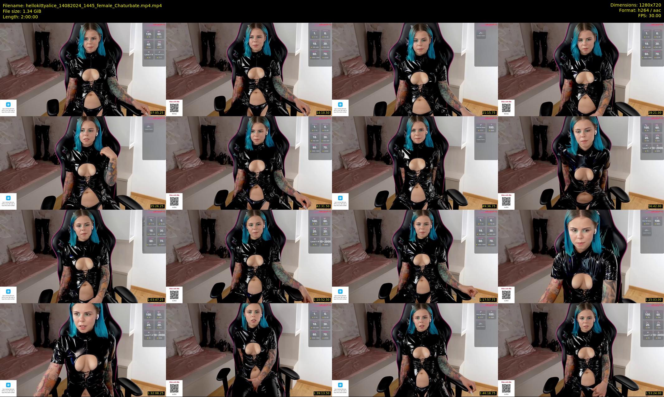 hellokittyalice — 120 minute Chaturbate female cam show recording, 720p, Aug 14, 2024