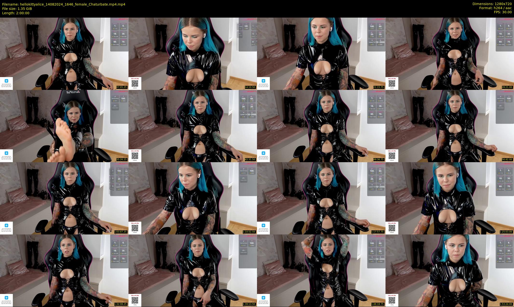 hellokittyalice — 120 minute Chaturbate female cam show recording, 720p, Aug 14, 2024