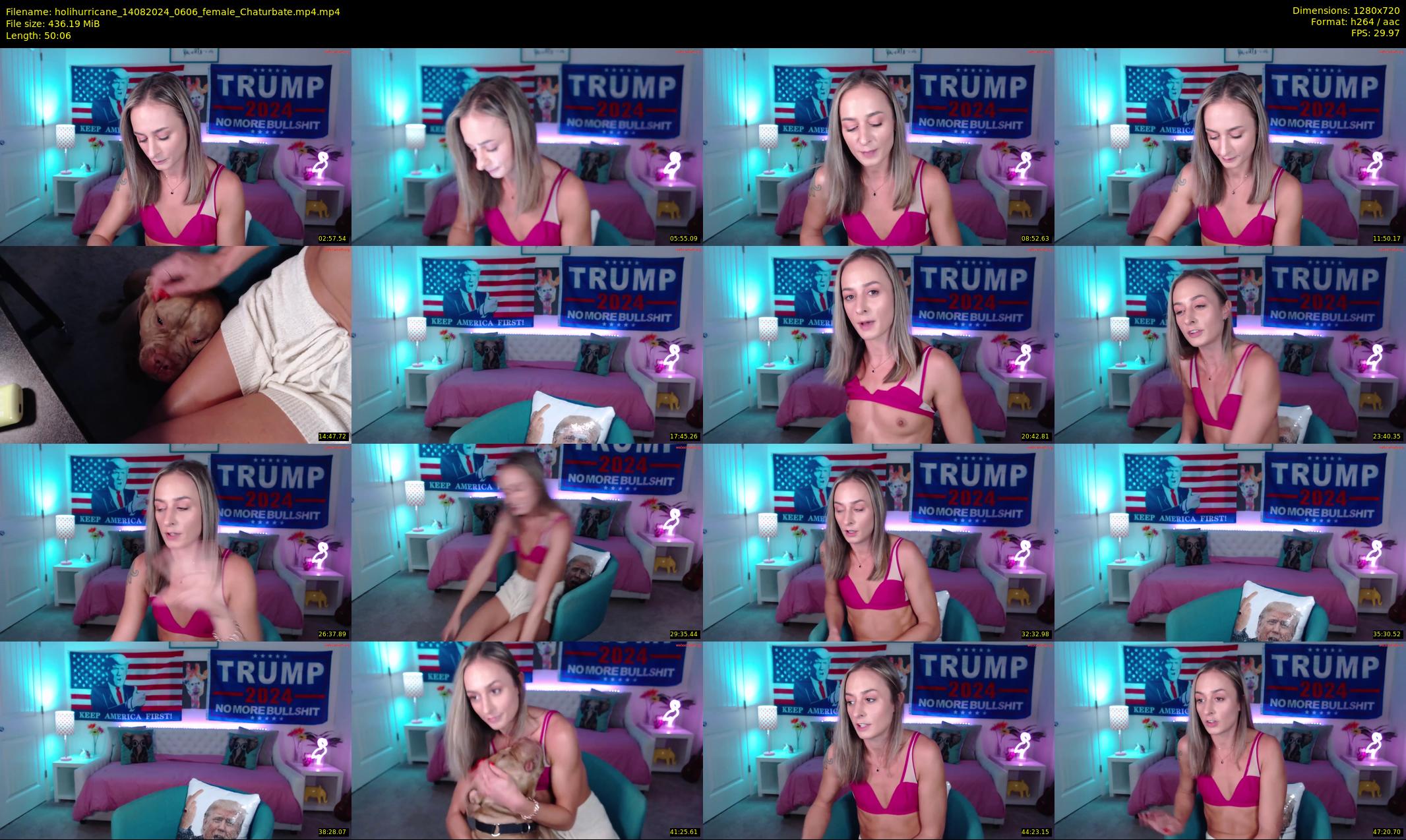 holihurricane — 51 minute Chaturbate female cam show recording, 720p, Aug 14, 2024