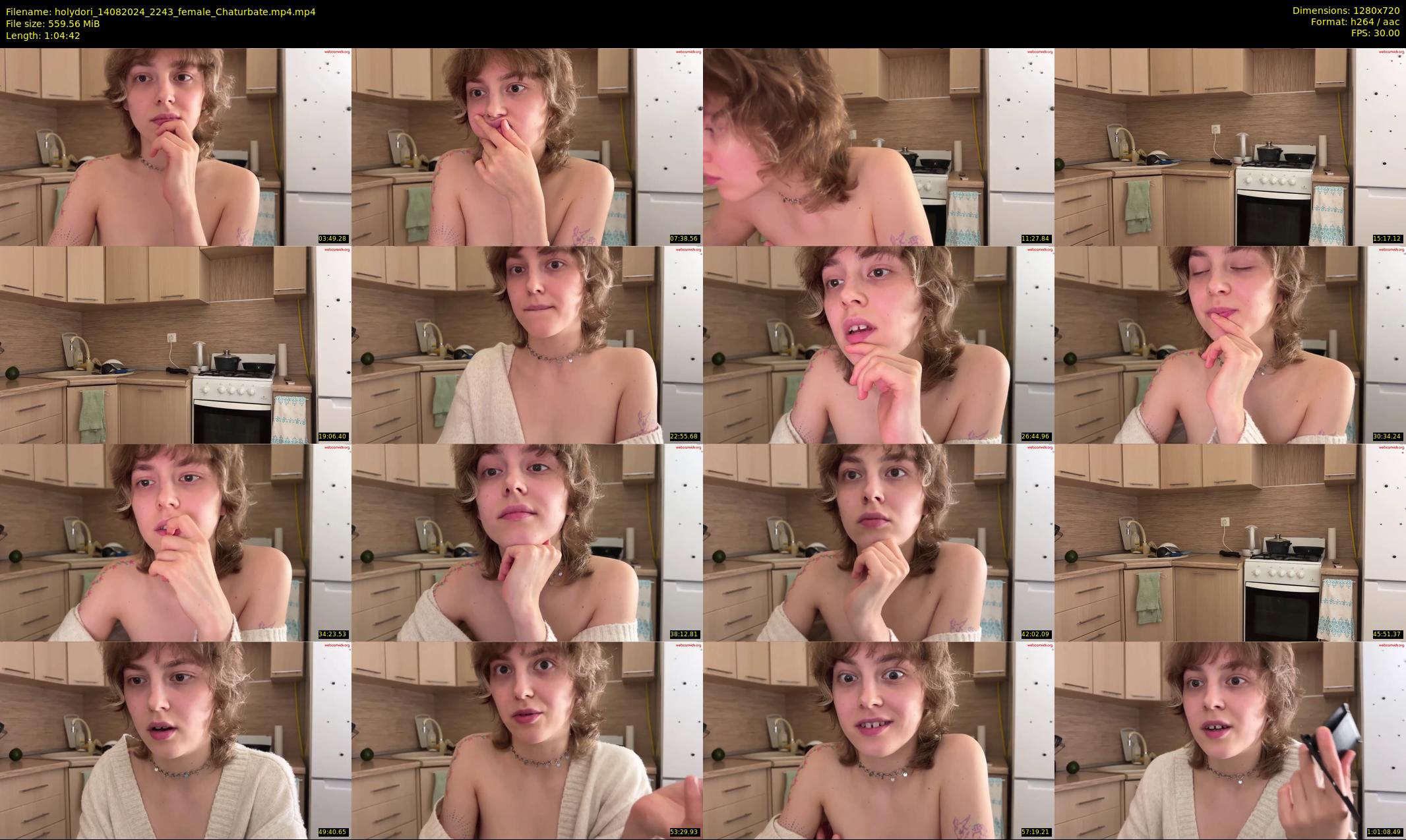 holydori — 65 minute Chaturbate female cam show recording, 720p, Aug 14, 2024