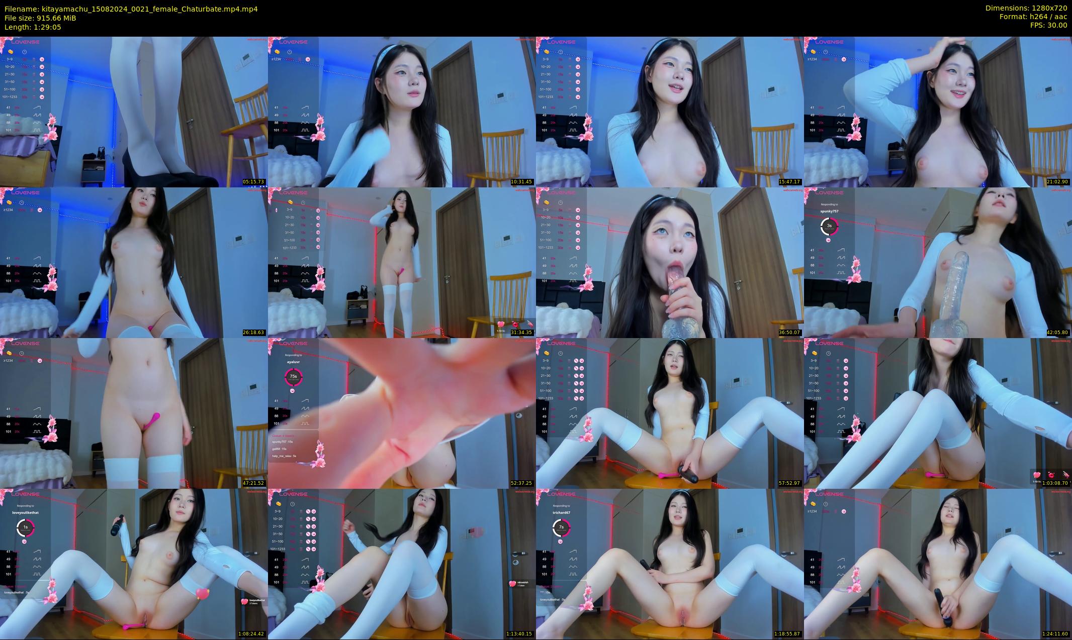 kitayamachu — 90 minute Chaturbate female cam show recording, 720p, Aug 15, 2024