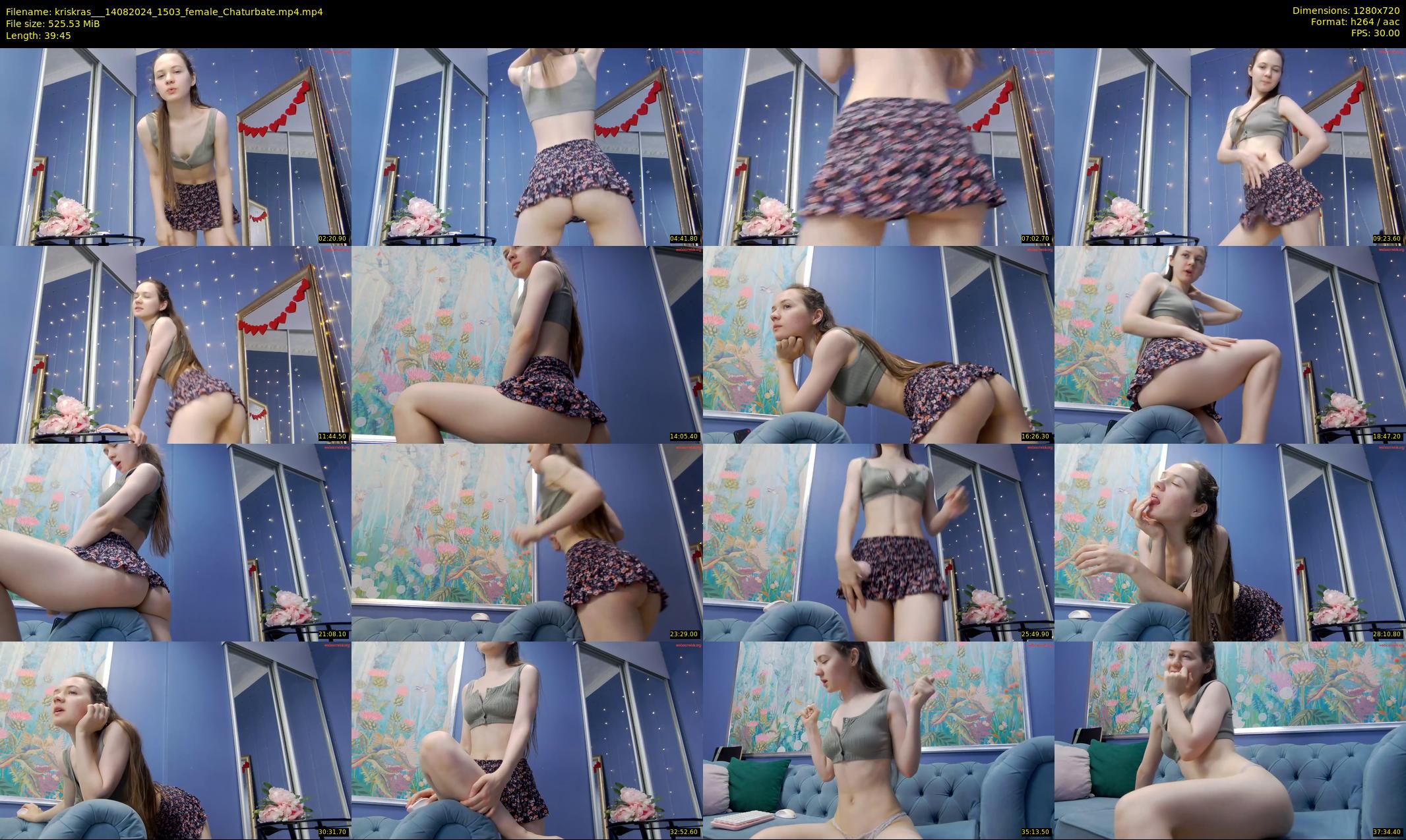 kriskras__ — 40 minute Chaturbate female cam show recording, 720p, Aug 14, 2024