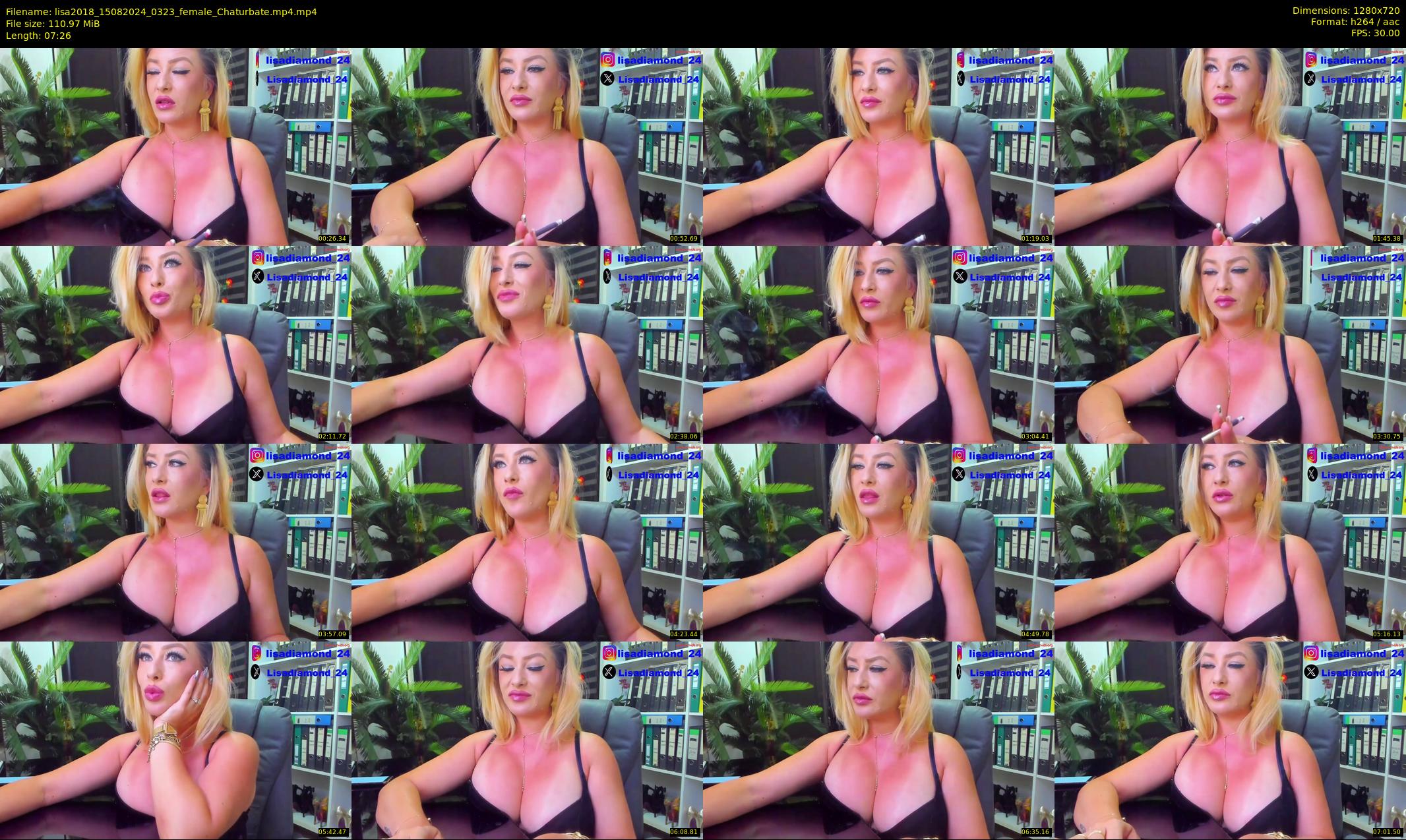 lisa2018 — 8 minute Chaturbate female cam show recording, 720p, Aug 15, 2024