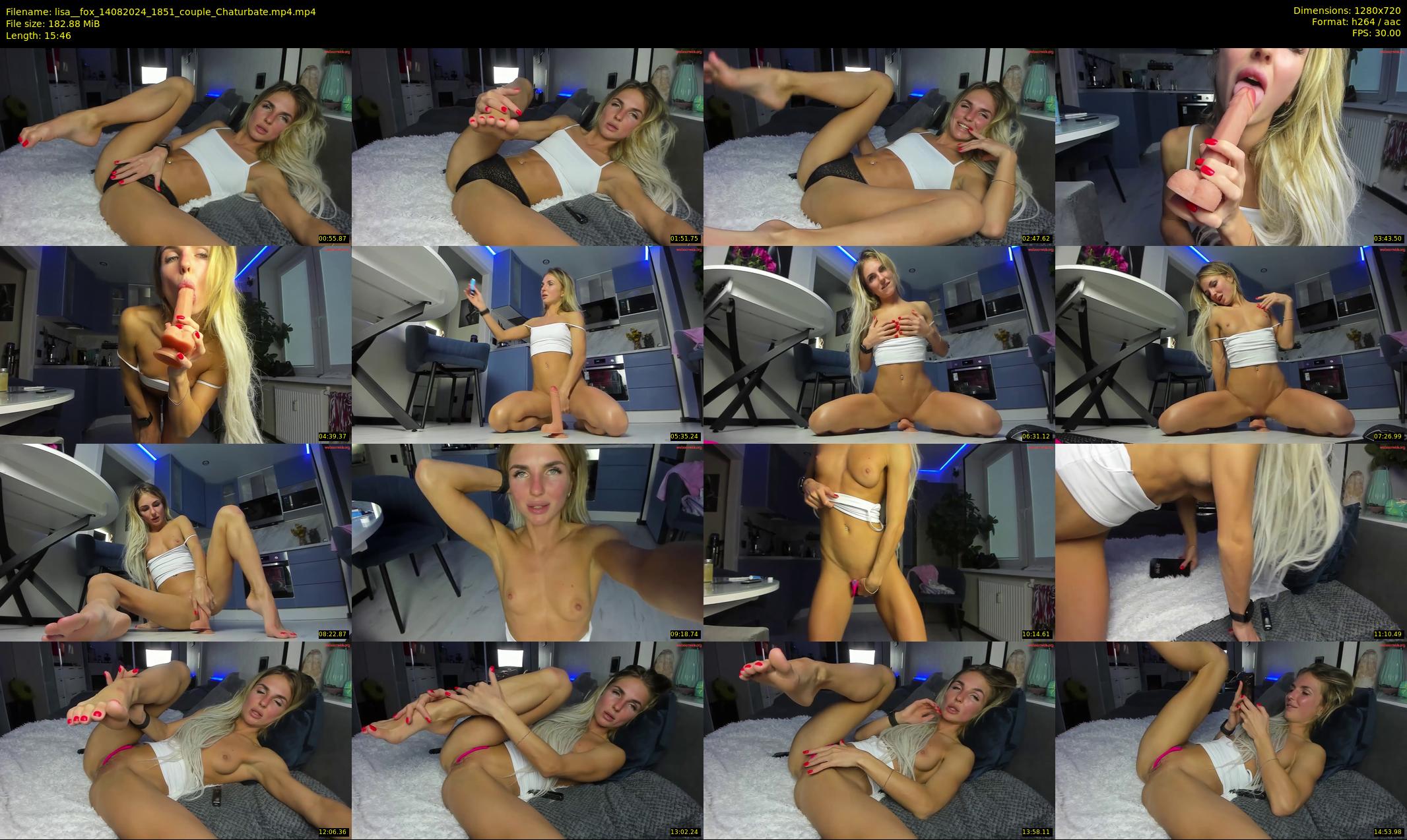 lisa__fox — 16 minute Chaturbate female cam show recording, 720p, Aug 14, 2024