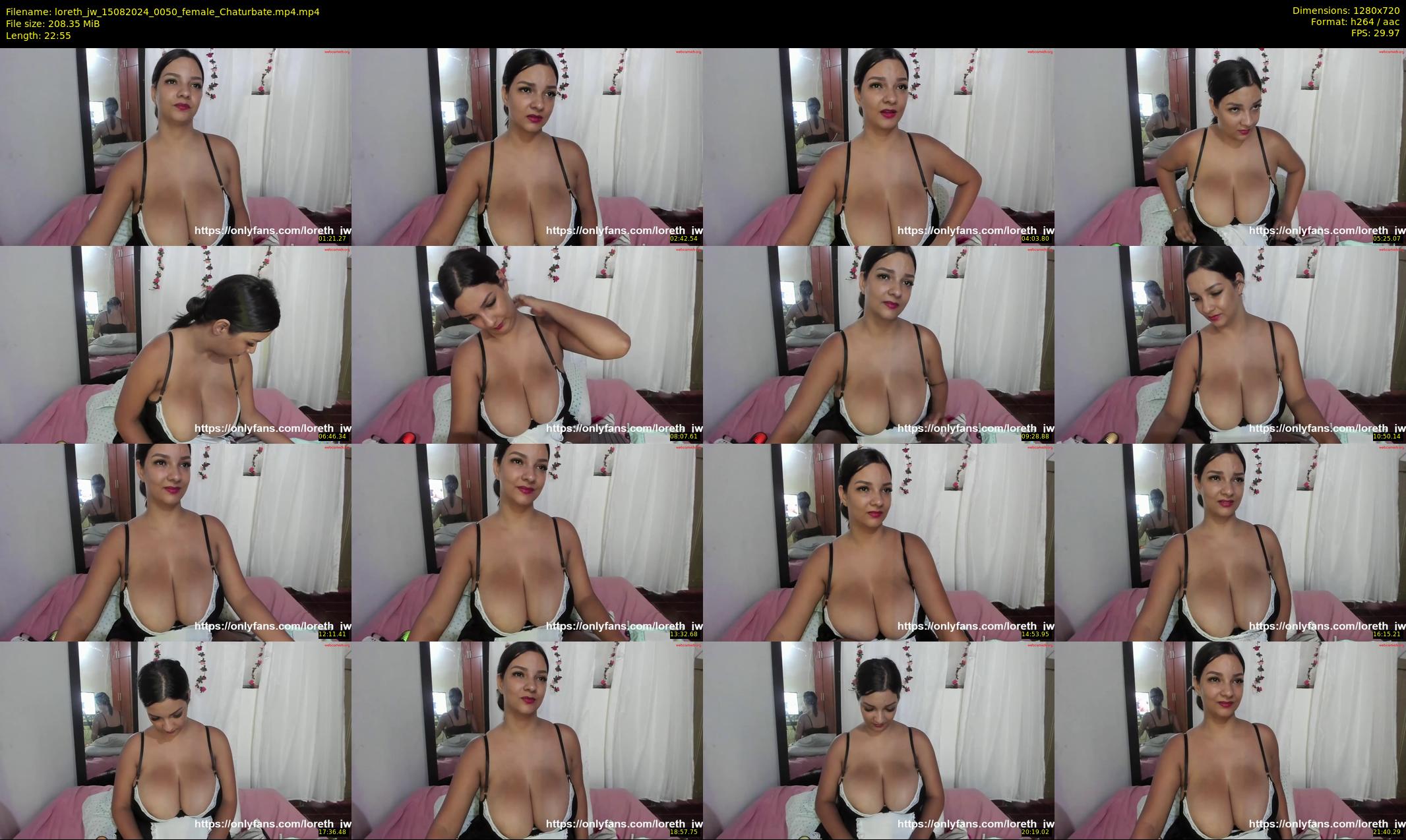 loreth_jw — 23 minute Chaturbate female cam show recording, 720p, Aug 15, 2024