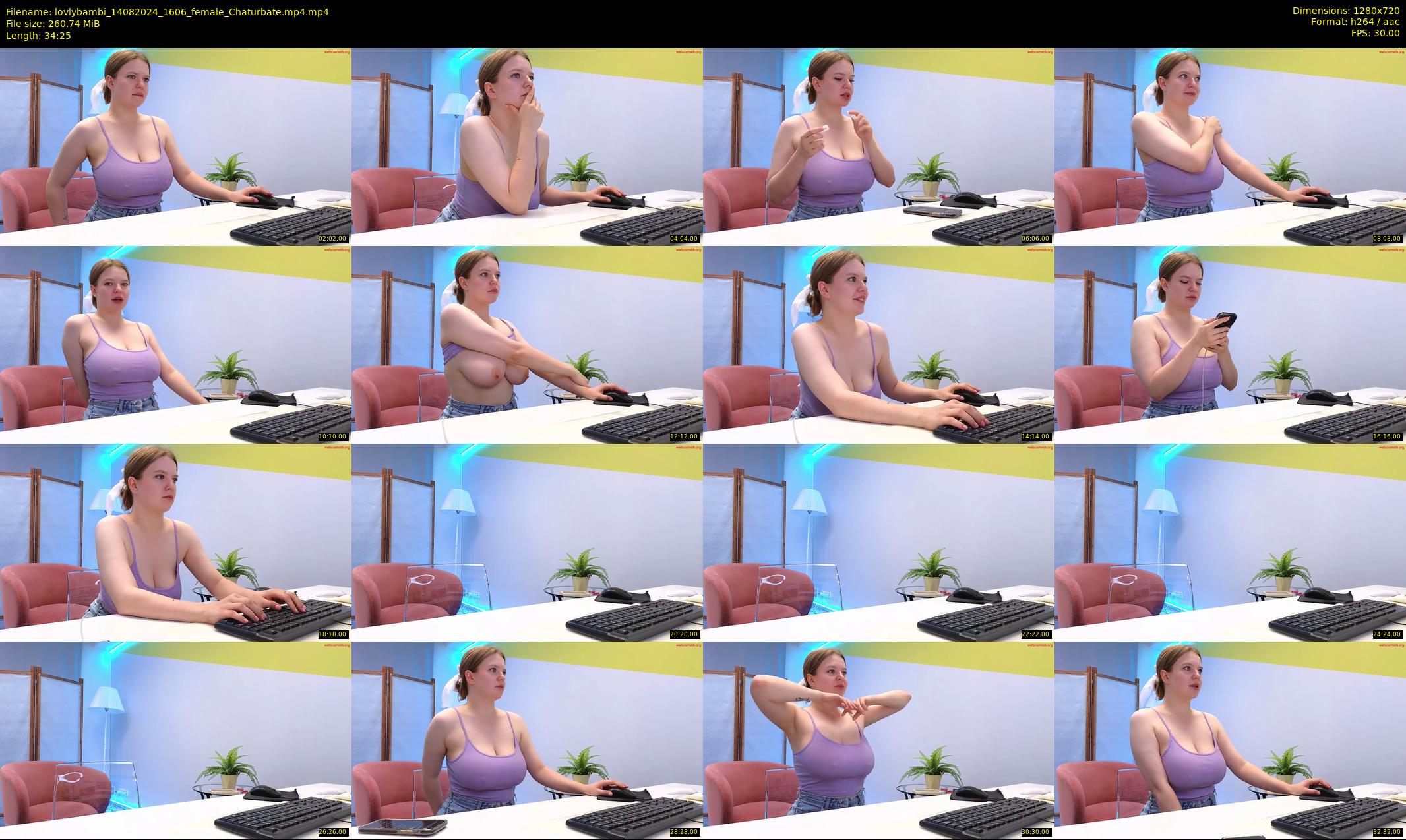 lovlybambi — 35 minute Chaturbate female cam show recording, 720p, Aug 14, 2024