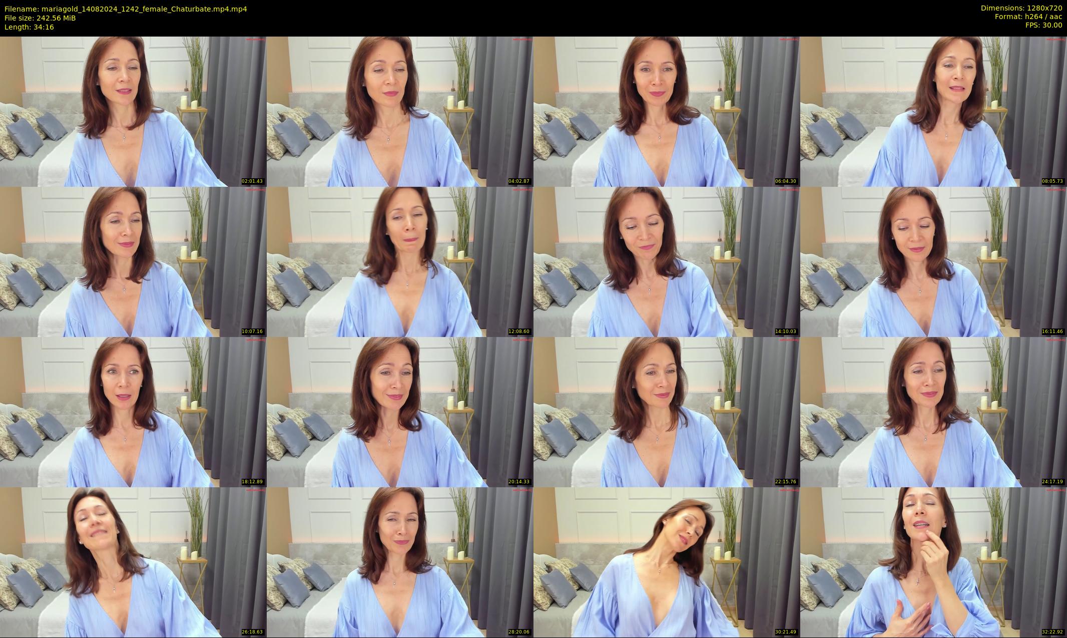mariagold — 35 minute Chaturbate female cam show recording, 720p, Aug 14, 2024