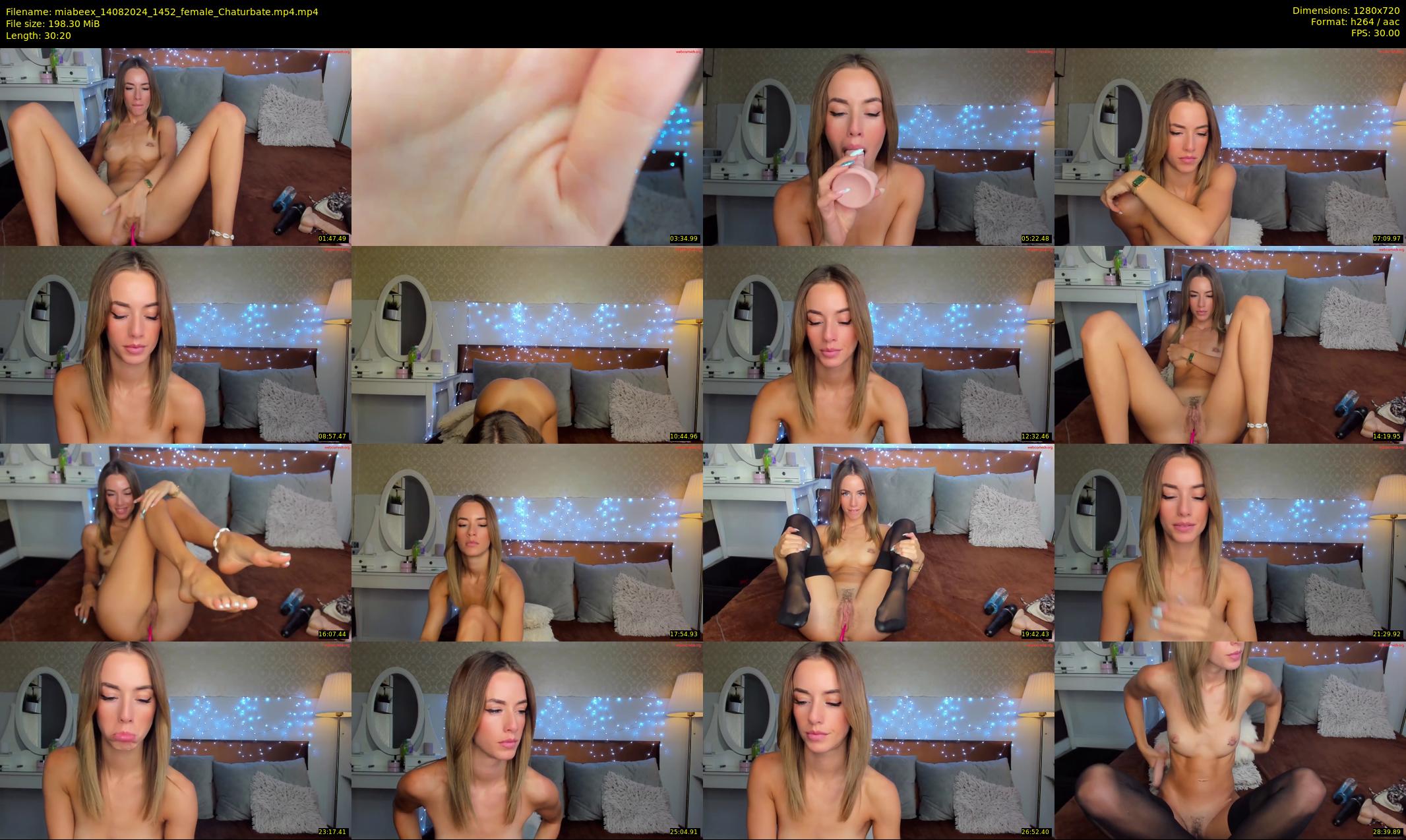 miabeex — 31 minute Chaturbate female cam show recording, 720p, Aug 14, 2024