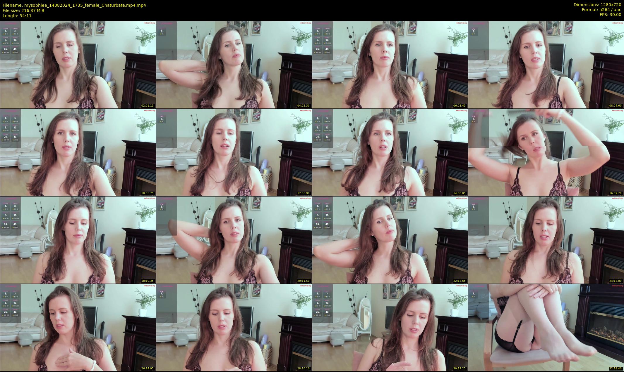 mysophiee — 35 minute Chaturbate female cam show recording, 720p, Aug 14, 2024