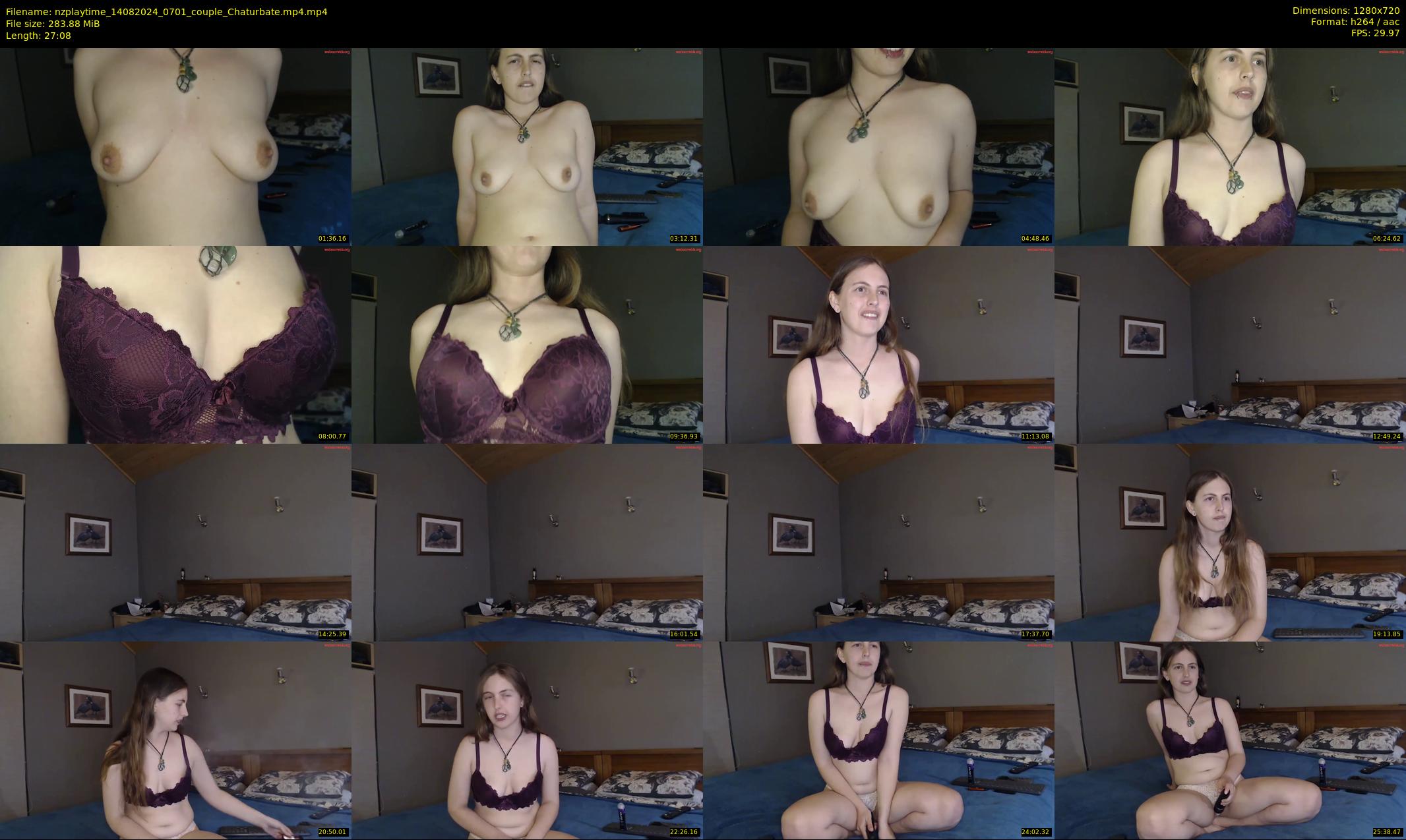 nzplaytime — 28 minute Chaturbate couple cam show recording, 720p, Aug 14, 2024