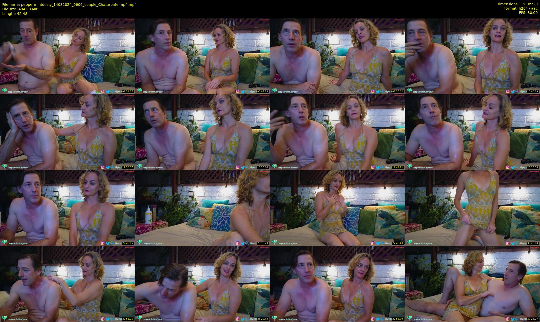 peppermintdusty — 43 minute Chaturbate couple cam show recording, 720p, Aug 14, 2024