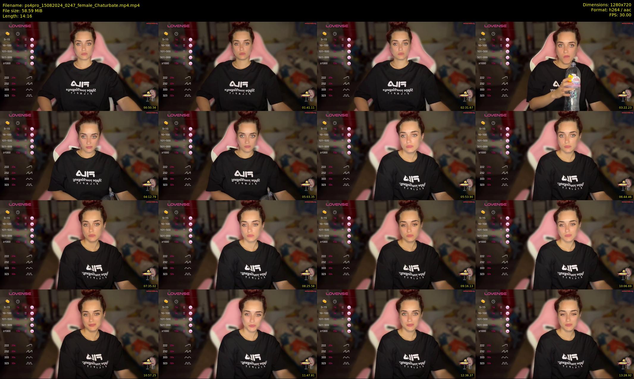 ps4pro — 15 minute Chaturbate female cam show recording, 720p, Aug 15, 2024