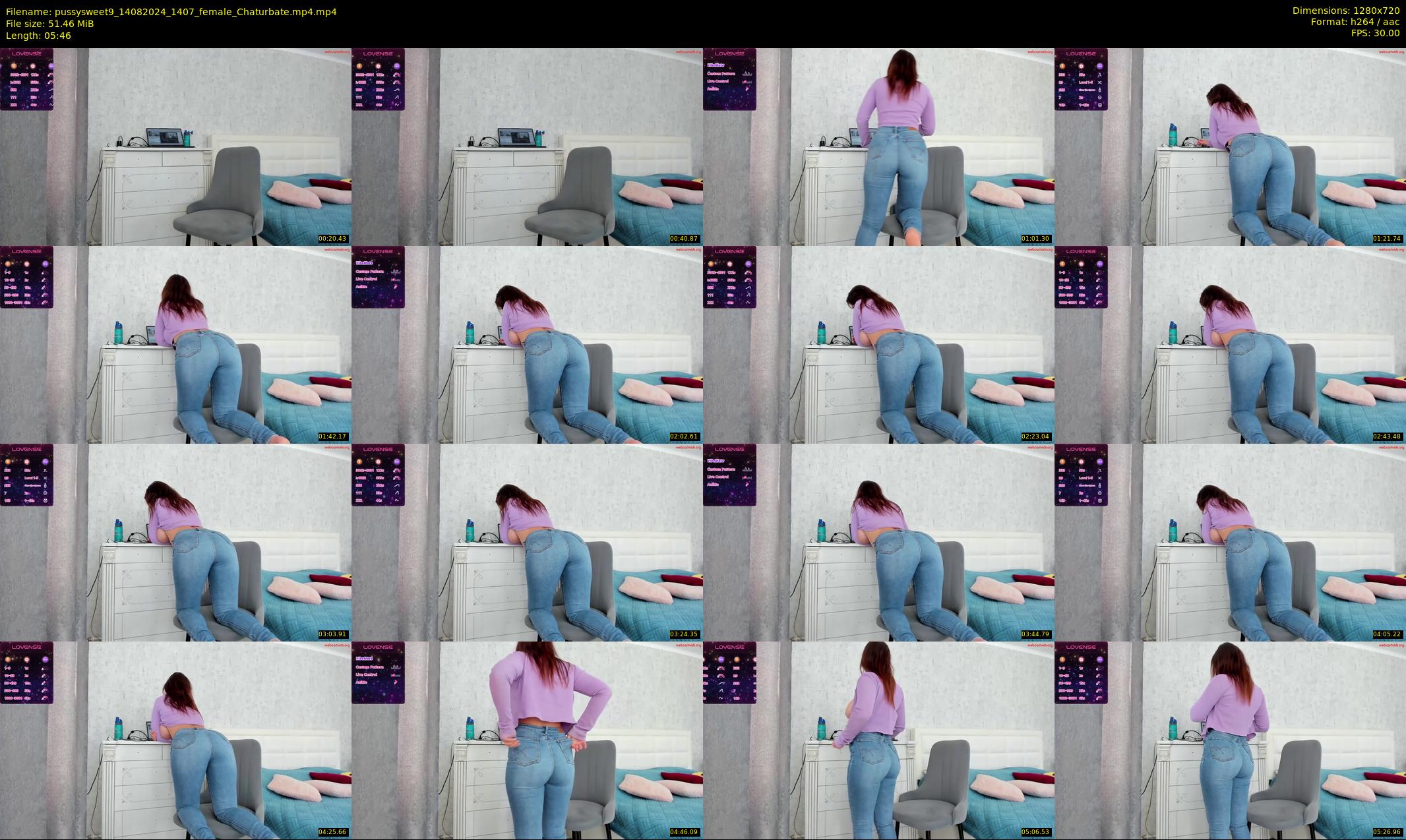 pussysweet9 — 6 minute Chaturbate female cam show recording, 720p, Aug 14, 2024