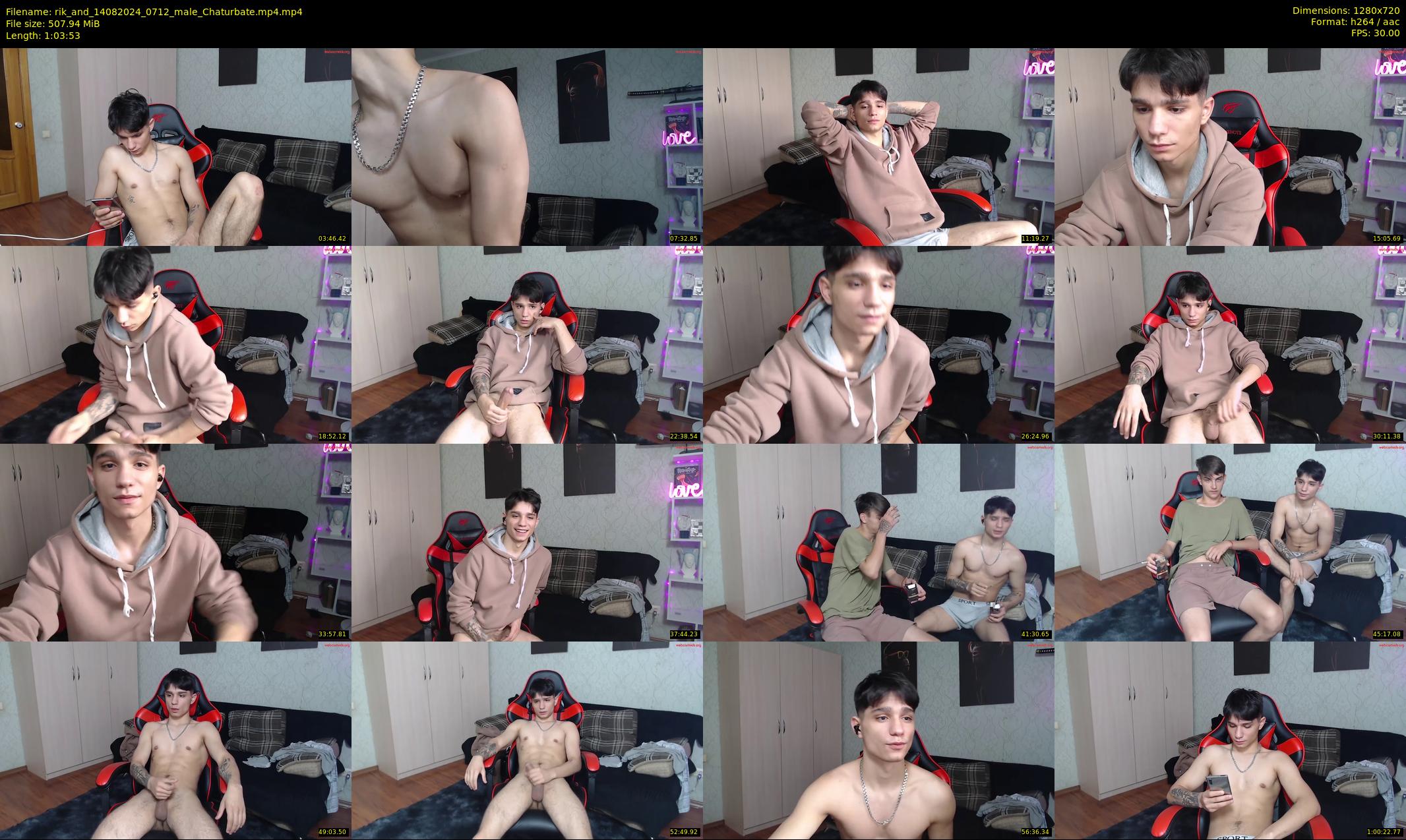 rik_and — 64 minute Chaturbate male cam show recording, 720p, Aug 14, 2024