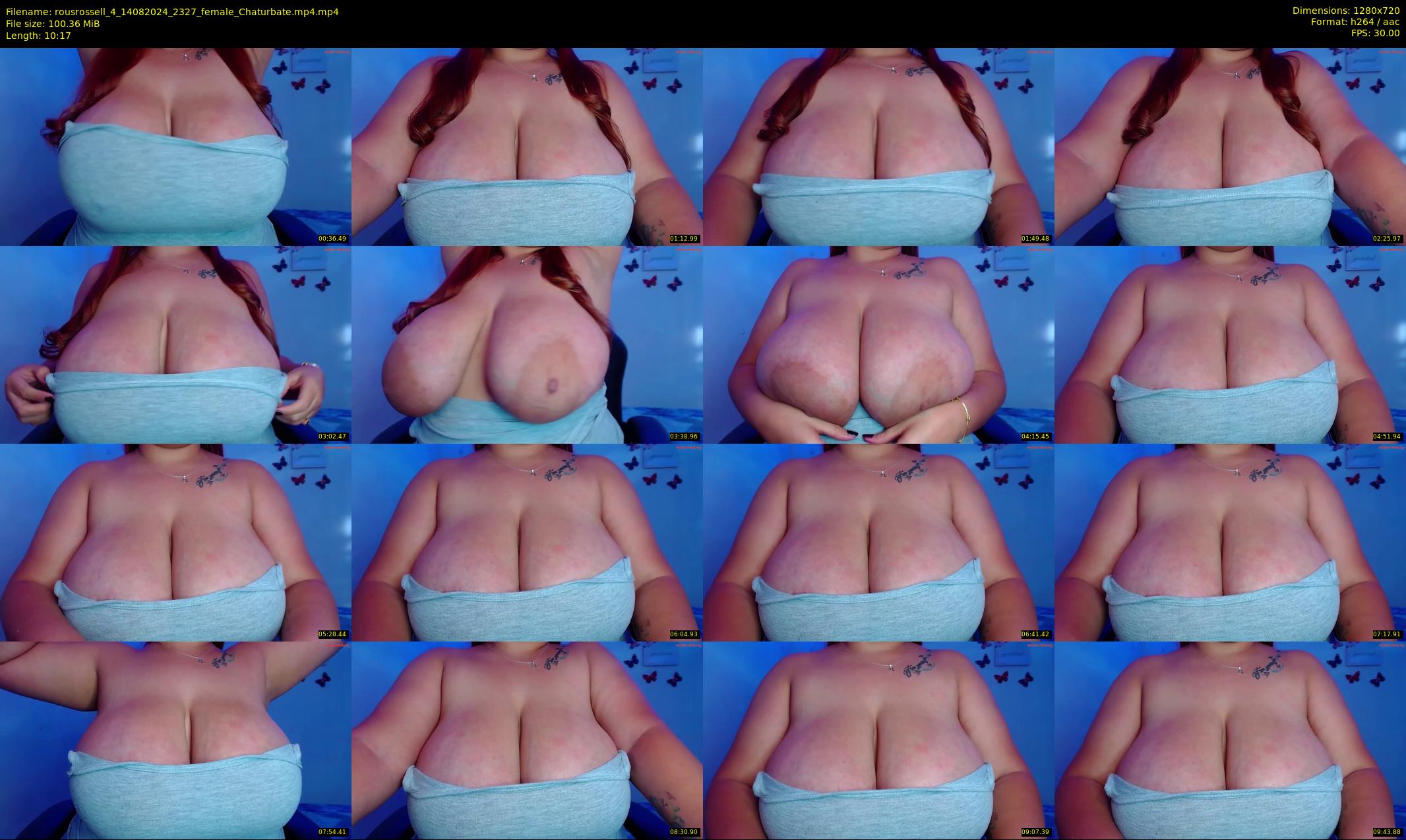 rousrossell_4 — 11 minute Chaturbate female cam show recording, 720p, Aug 14, 2024
