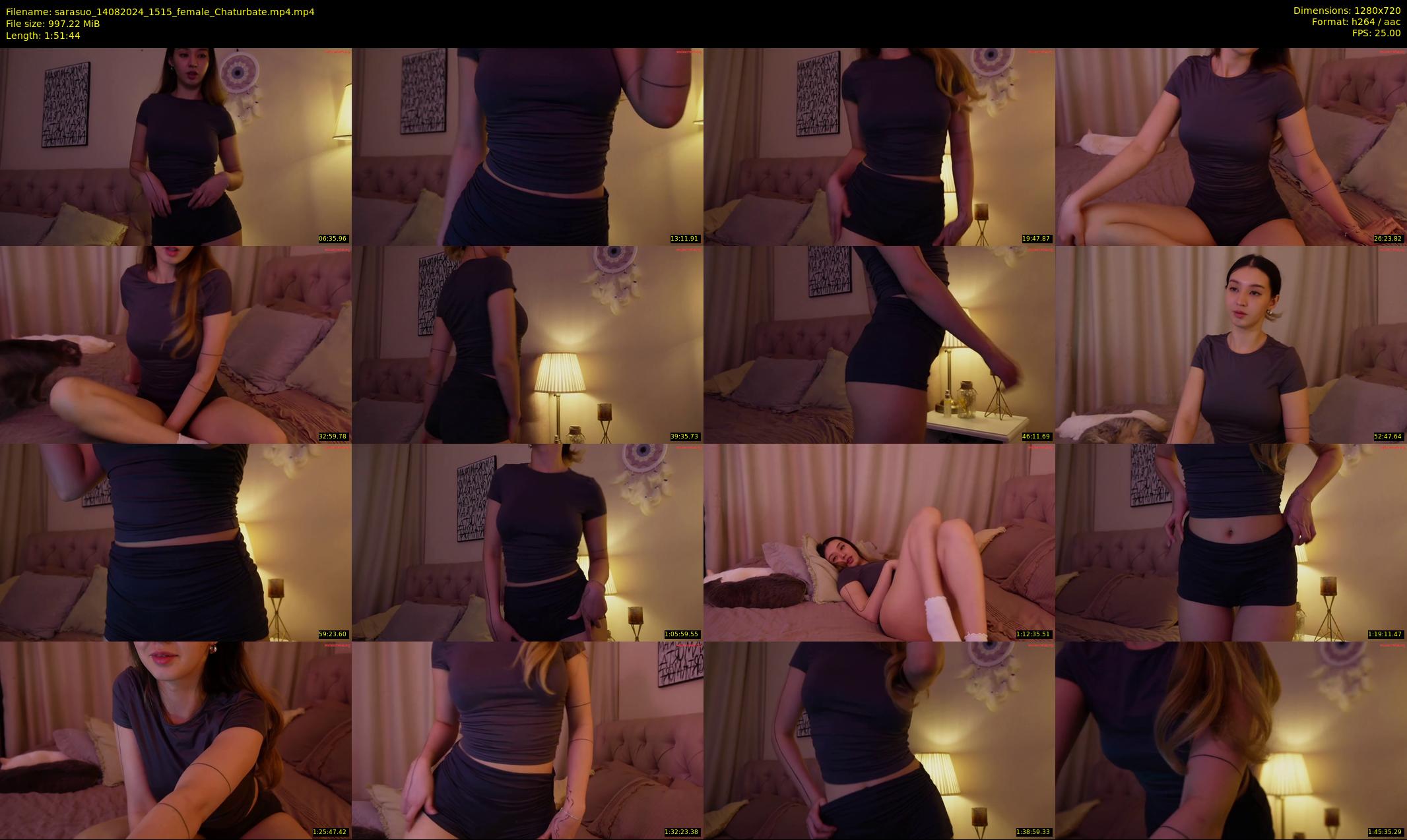 sarasuo — 112 minute Chaturbate female cam show recording, 720p, Aug 14, 2024