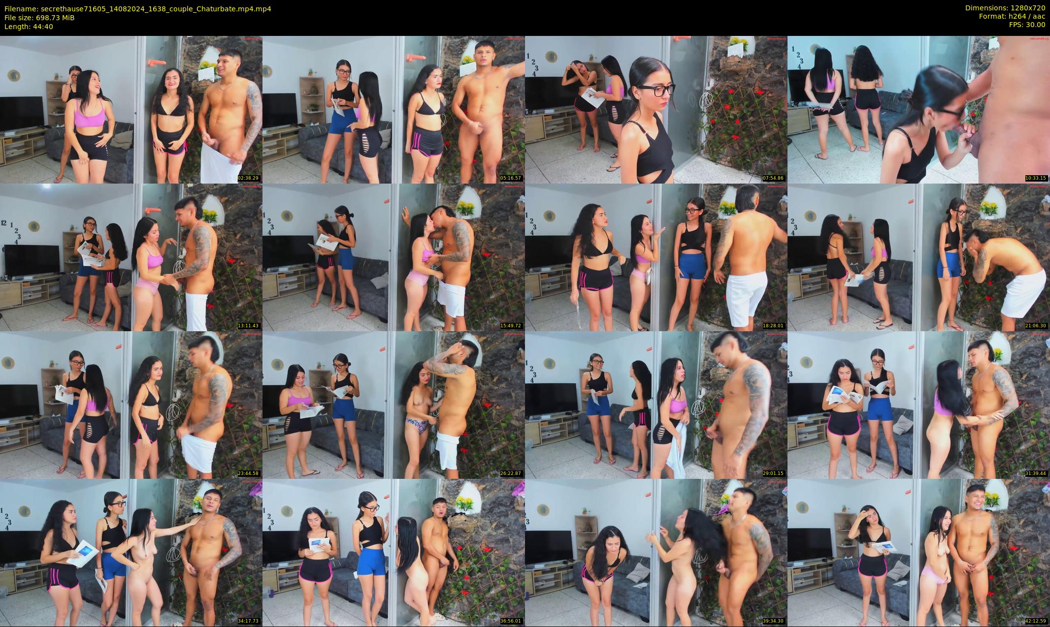 secrethause71605 — 45 minute Chaturbate couple cam show recording, 720p, Aug 14, 2024