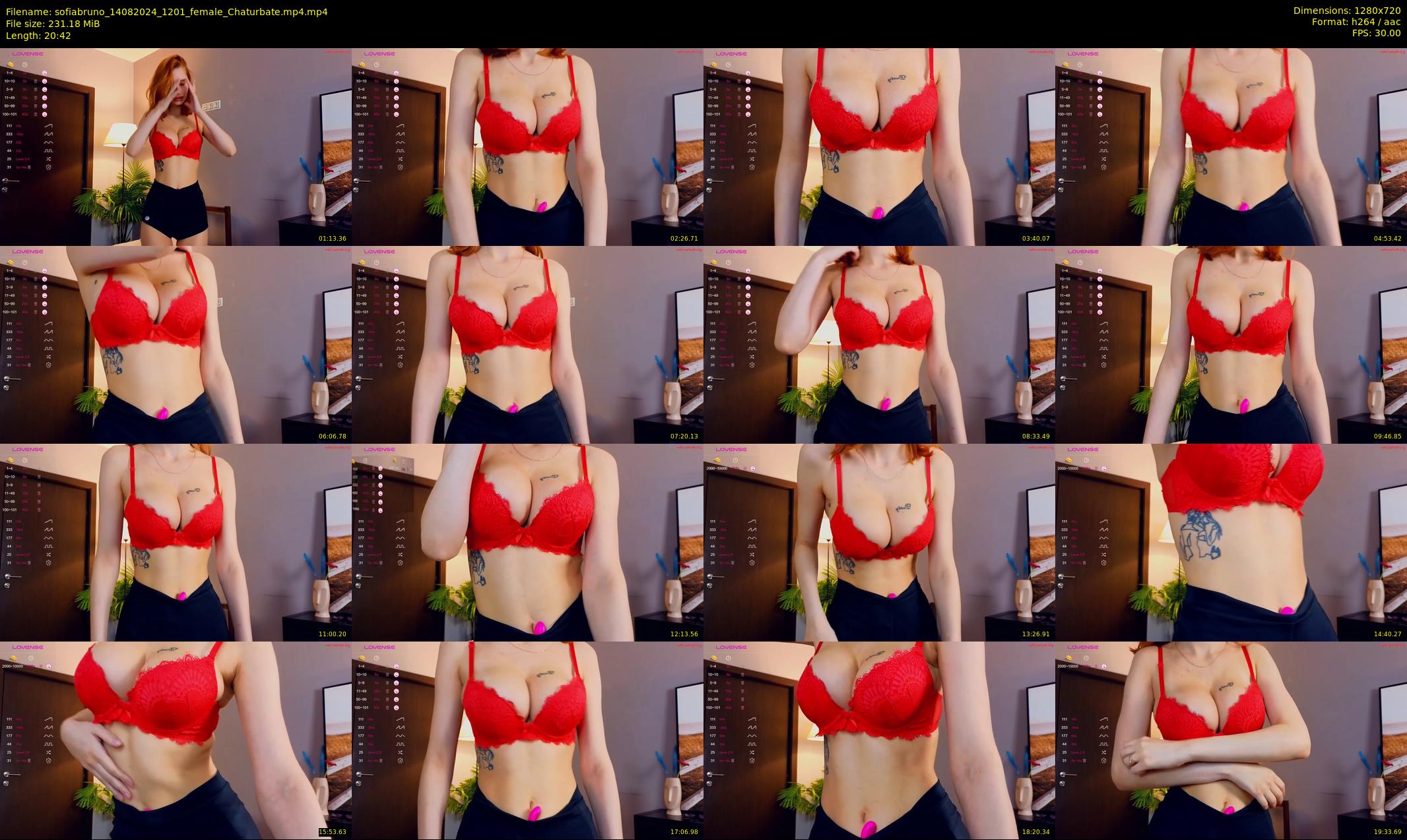 sofiabruno — 21 minute Chaturbate female cam show recording, 720p, Aug 14, 2024