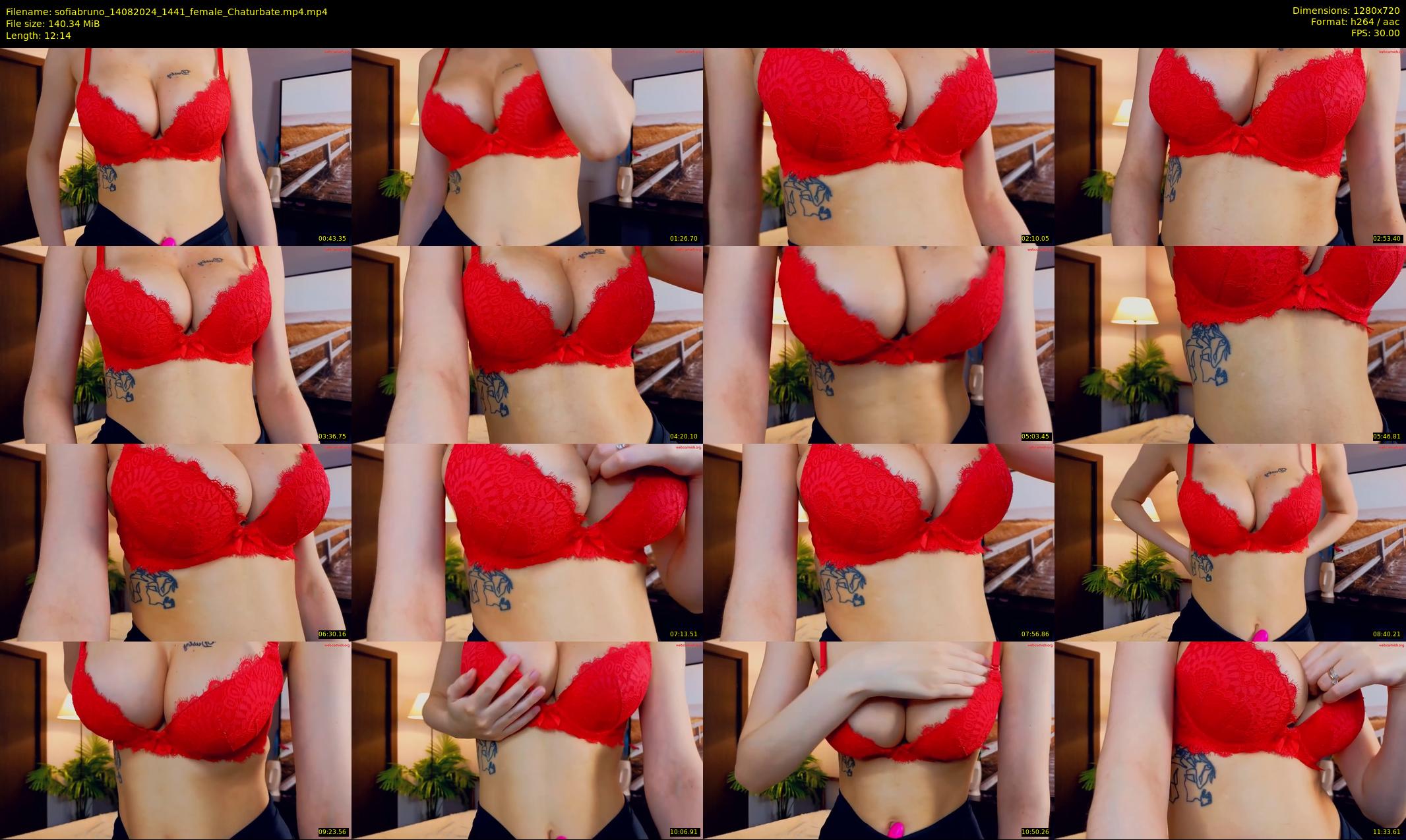 sofiabruno — 13 minute Chaturbate female cam show recording, 720p, Aug 14, 2024