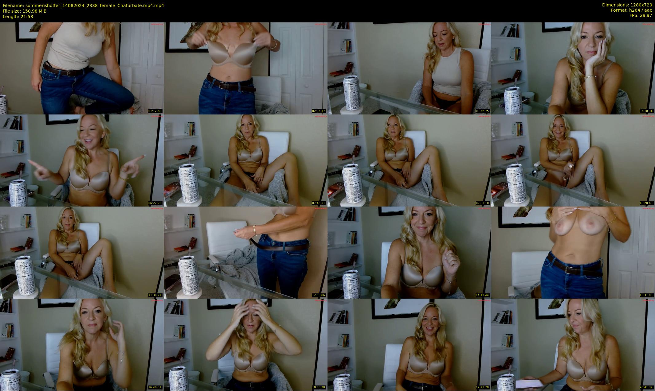 summerishotter — 22 minute Chaturbate female cam show recording, 720p, Aug 14, 2024