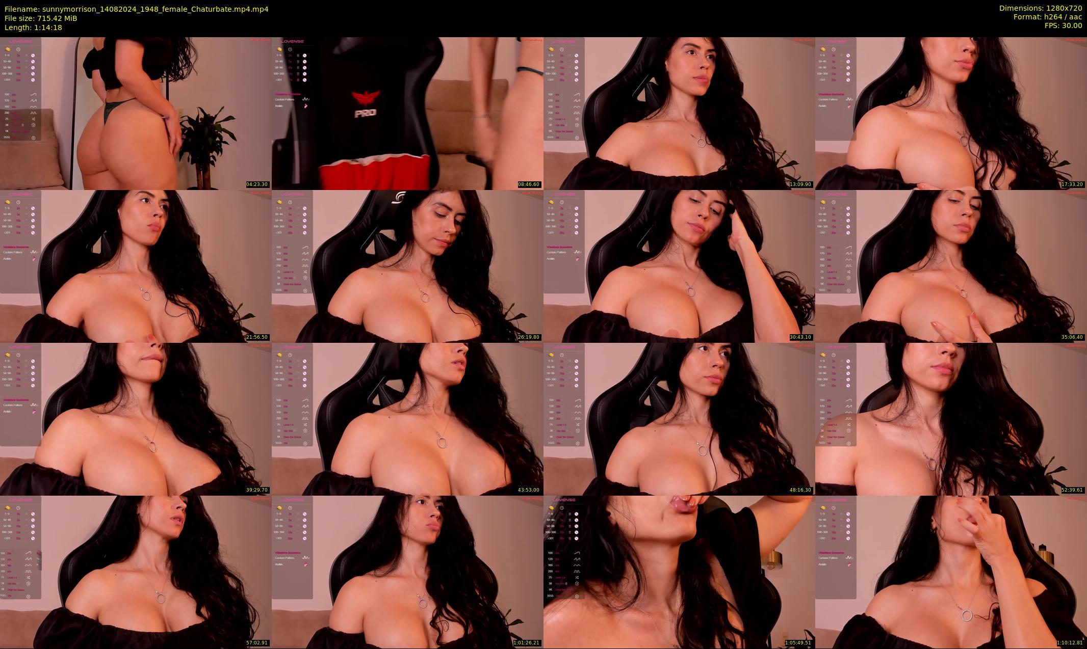 sunnymorrison — 75 minute Chaturbate female cam show recording, 720p, Aug 14, 2024