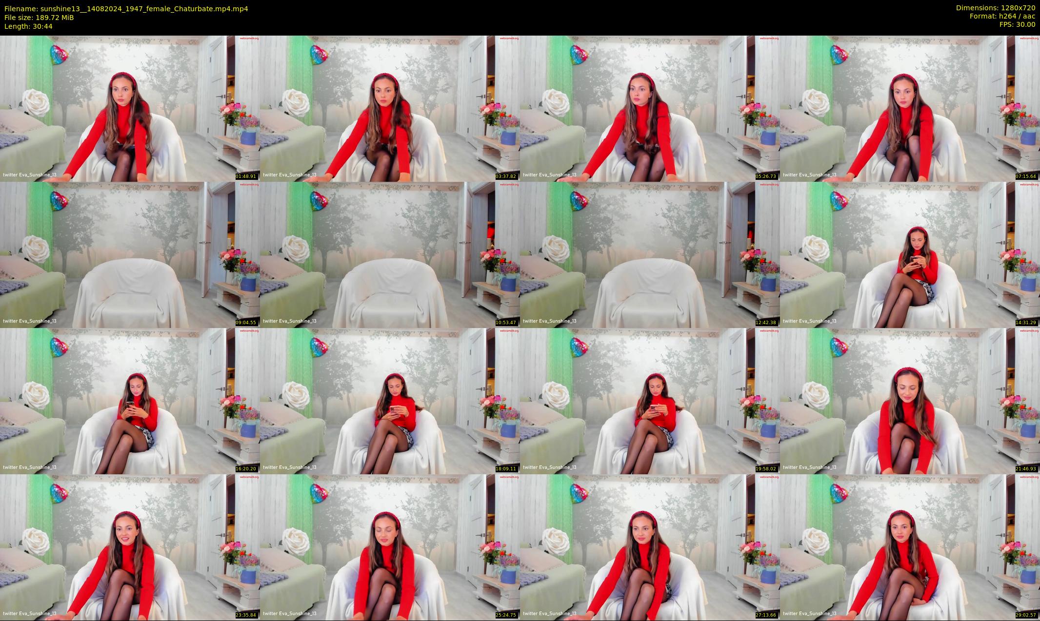 sunshine13_ — 31 minute Chaturbate female cam show recording, 720p, Aug 14, 2024