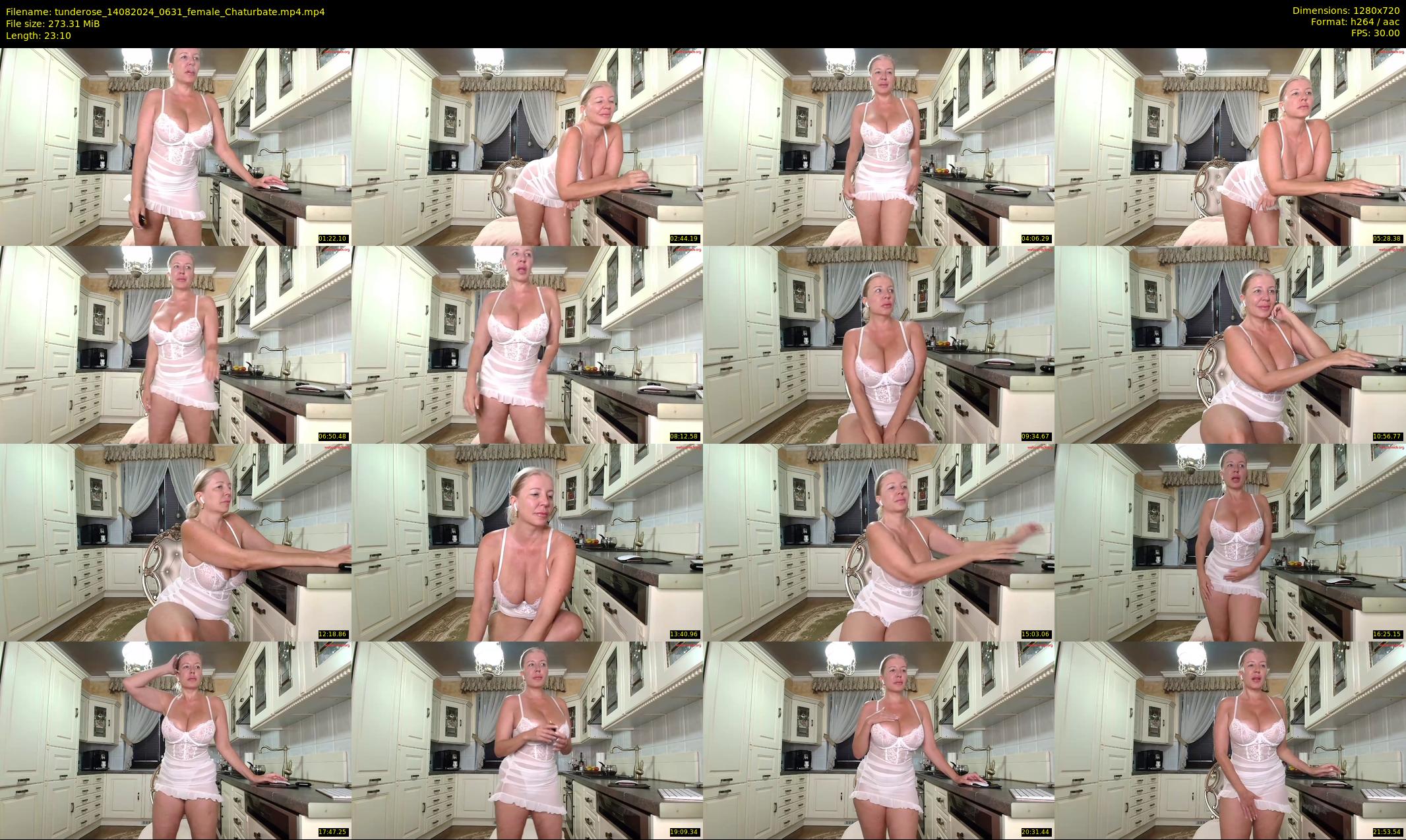 tunderose — 24 minute Chaturbate female cam show recording, 720p, Aug 14, 2024