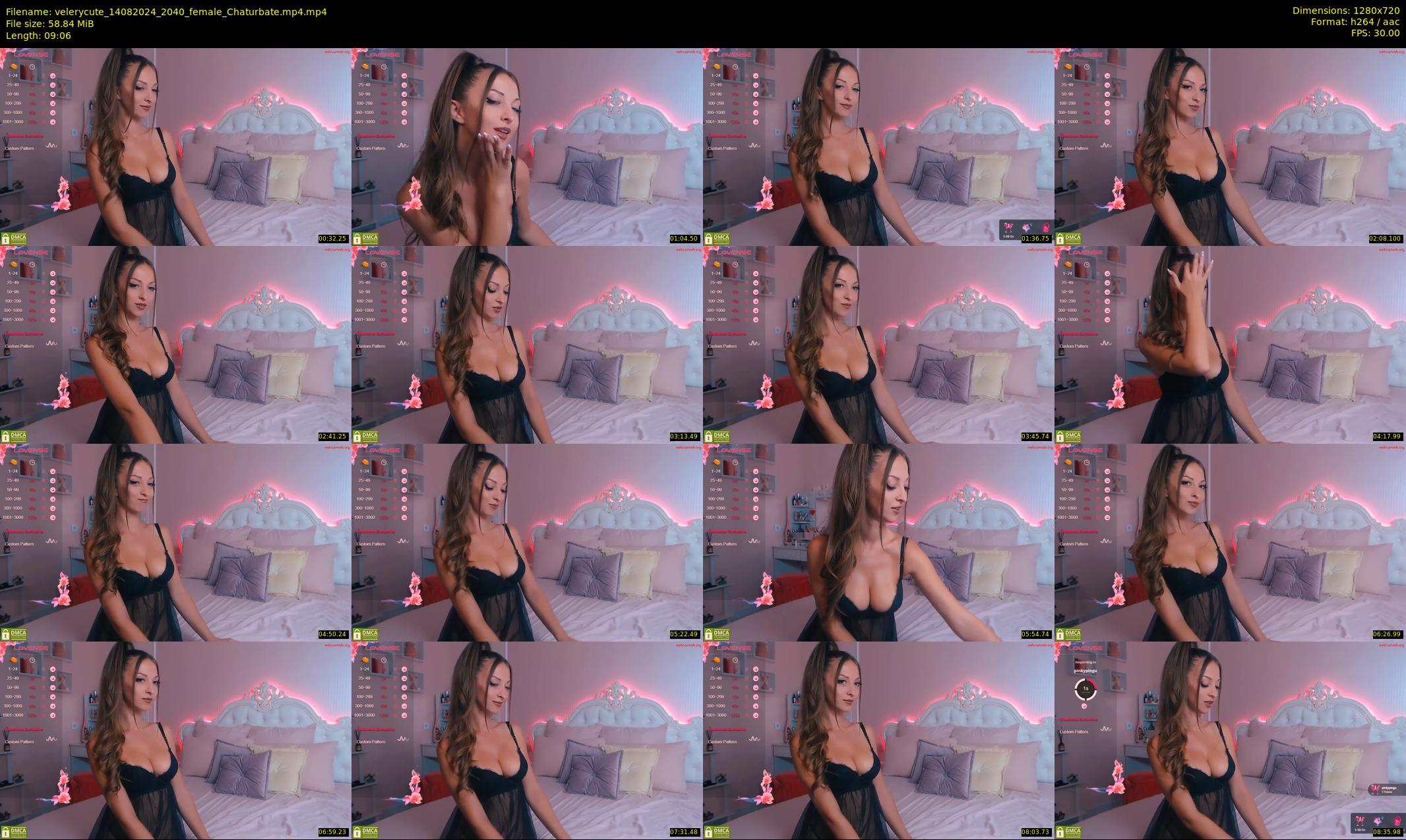 velerycute — 10 minute Chaturbate female cam show recording, 720p, Aug 14, 2024