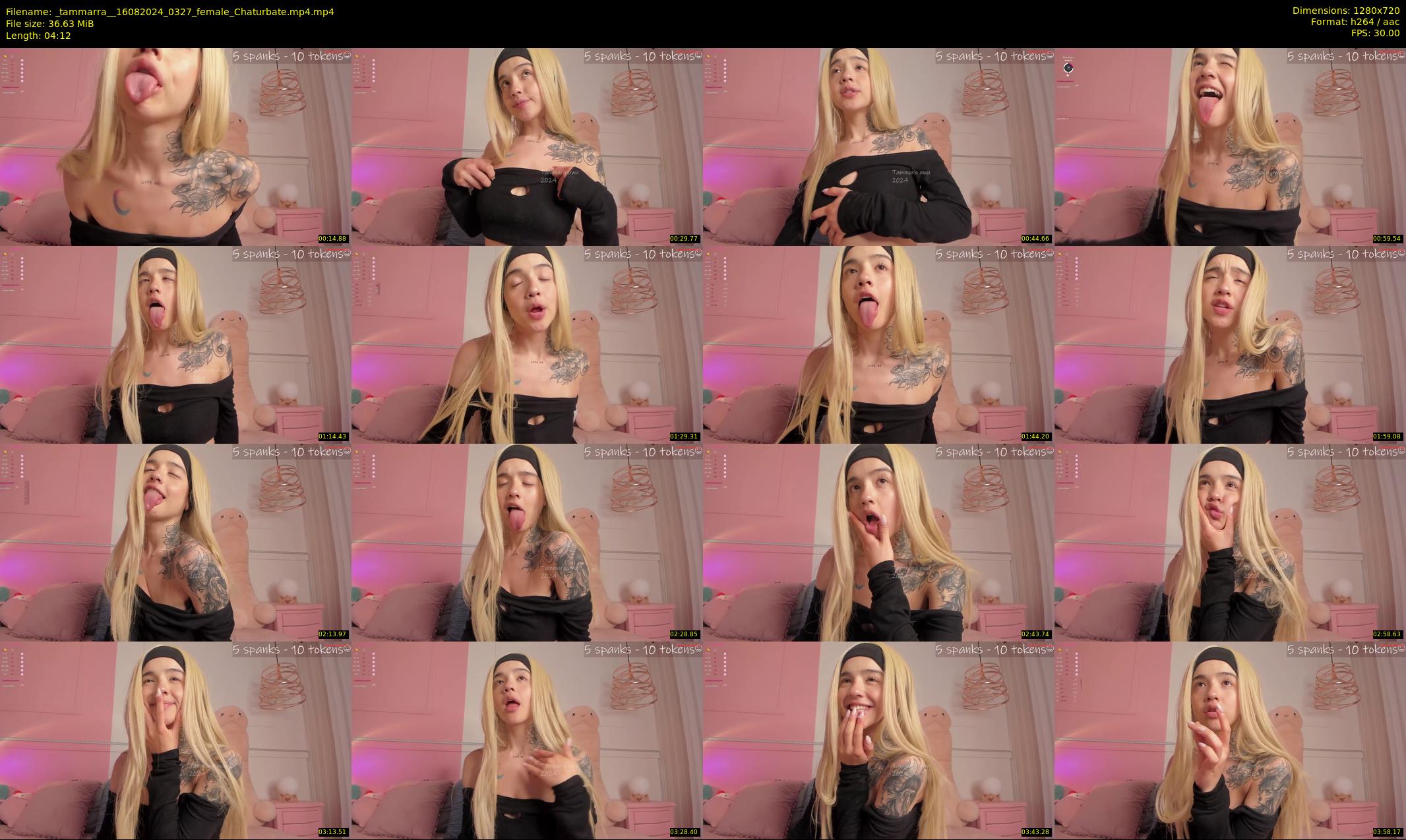 _tammarra_ — 5 minute Chaturbate female cam show recording, 720p, Aug 16, 2024