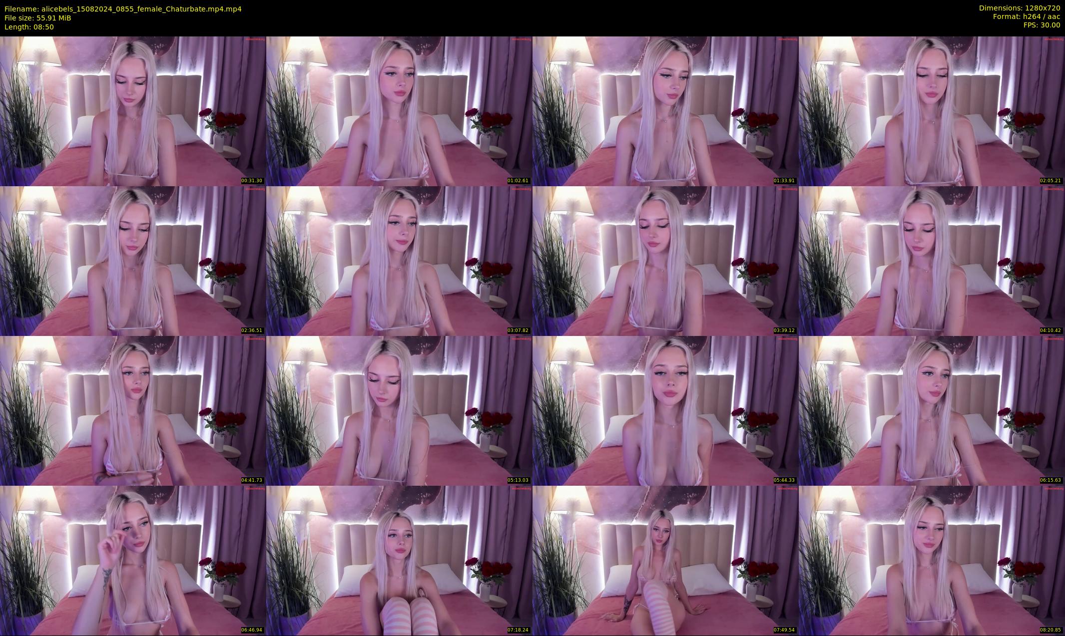 alicebels — 9 minute Chaturbate female cam show recording, 720p, Aug 15, 2024