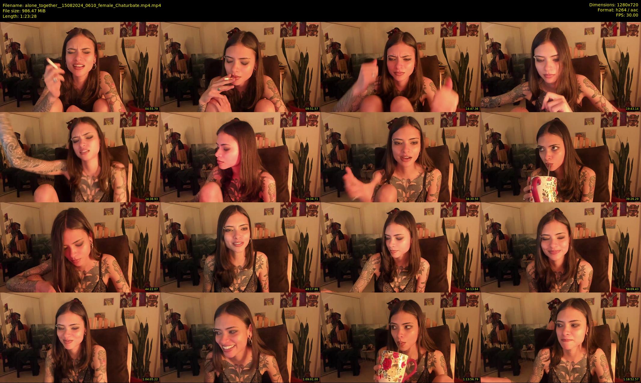 alone_together_ — 84 minute Chaturbate female cam show recording, 720p, Aug 15, 2024