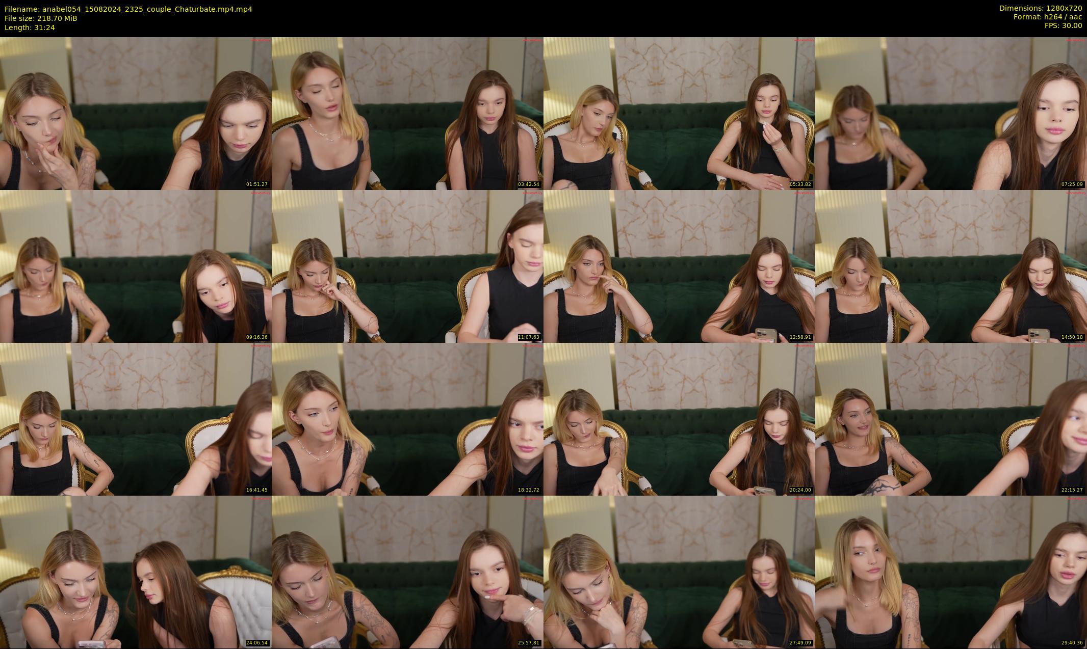 anabel054 — 32 minute Chaturbate female cam show recording, 720p, Aug 15, 2024