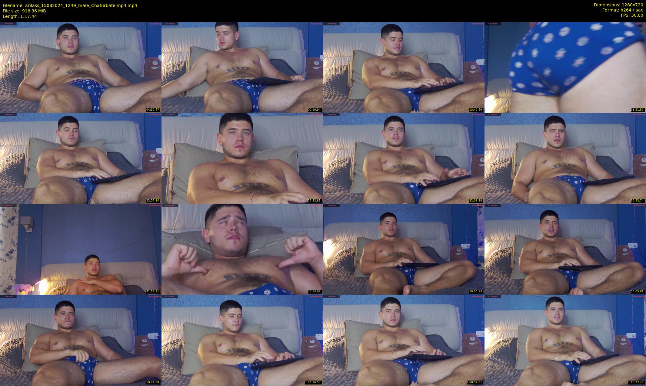 arilass — 78 minute Chaturbate male cam show recording, 720p, Aug 15, 2024