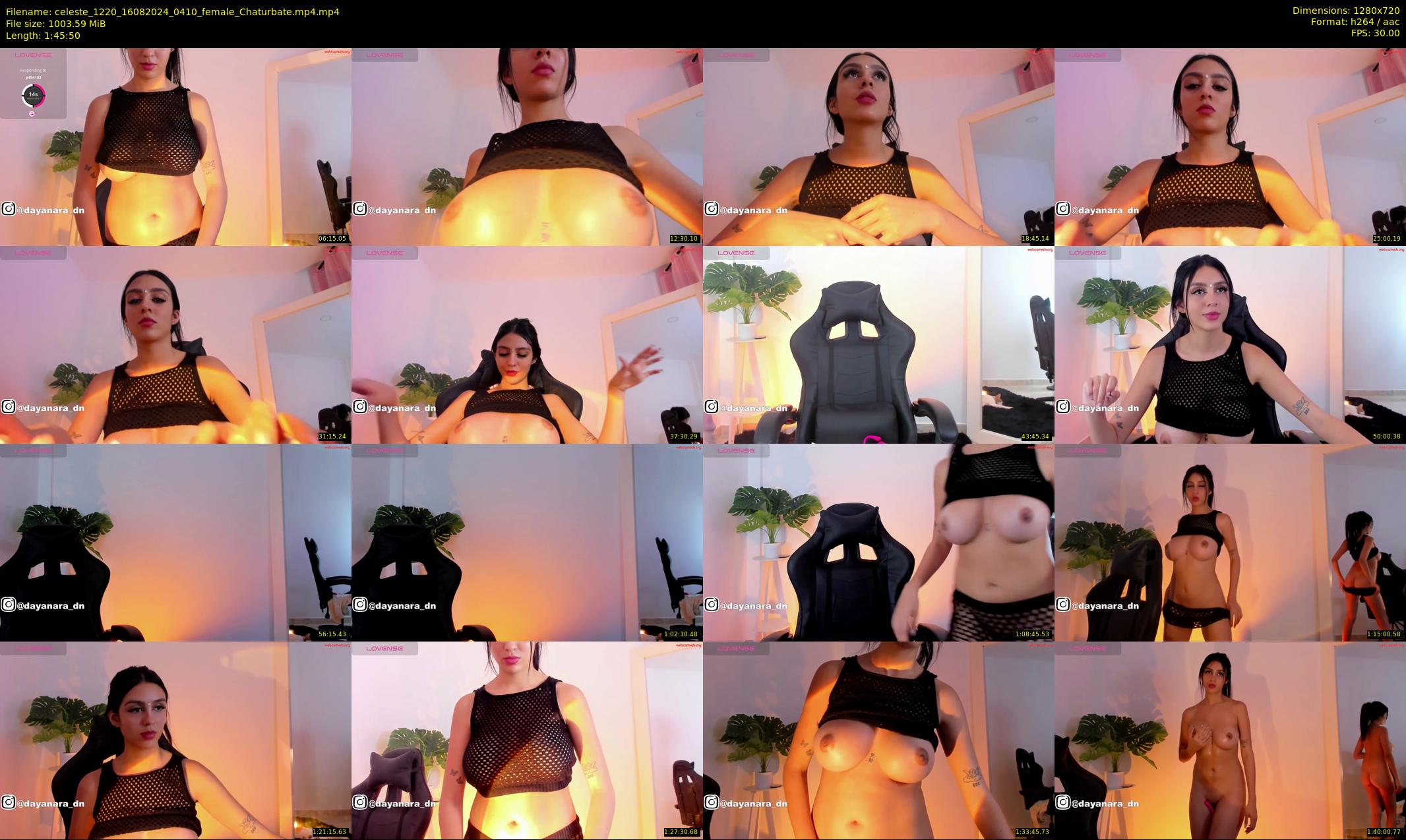 celeste_1220 — 106 minute Chaturbate female cam show recording, 720p, Aug 16, 2024