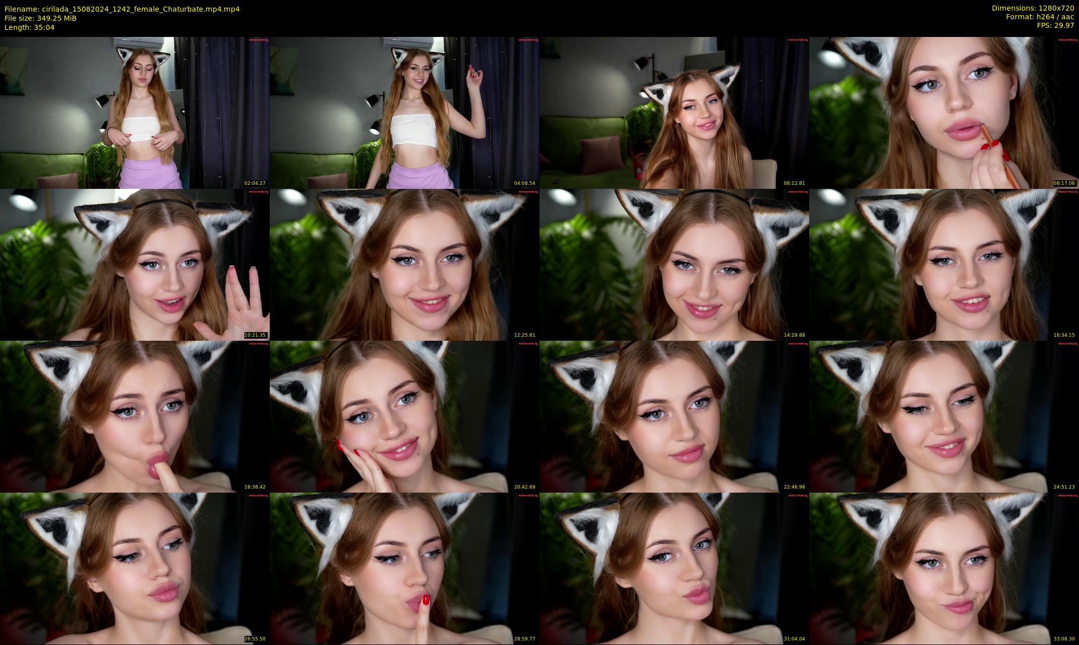cirilada — 36 minute Chaturbate female cam show recording, 720p, Aug 15, 2024