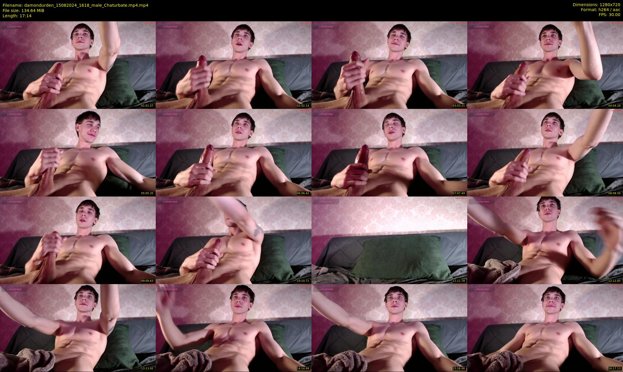 damondurden — 18 minute Chaturbate male cam show recording, 720p, Aug 15, 2024