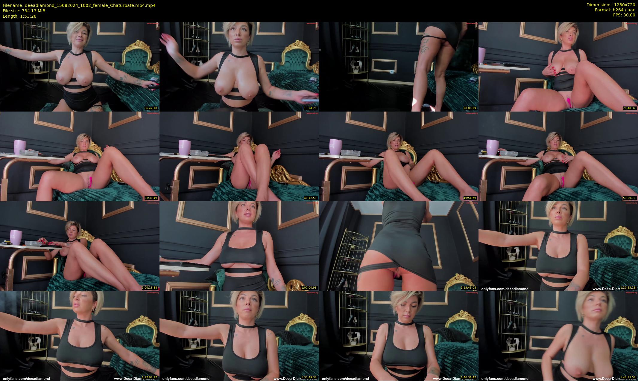 deeadiamond — 114 minute Chaturbate female cam show recording, 720p, Aug 15, 2024