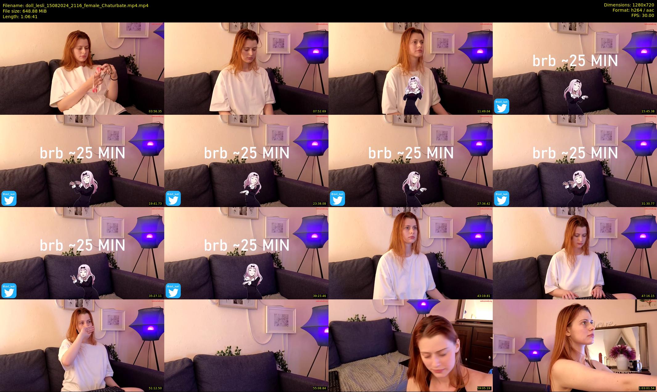 doll_lesli — 67 minute Chaturbate female cam show recording, 720p, Aug 15, 2024