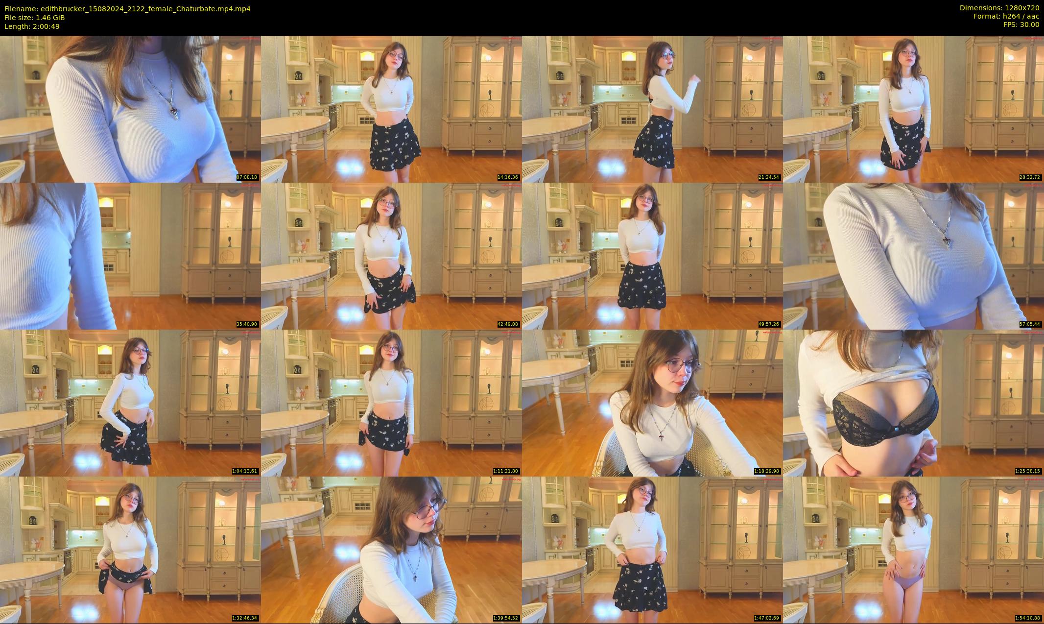 edithbrucker — 121 minute Chaturbate female cam show recording, 720p, Aug 15, 2024