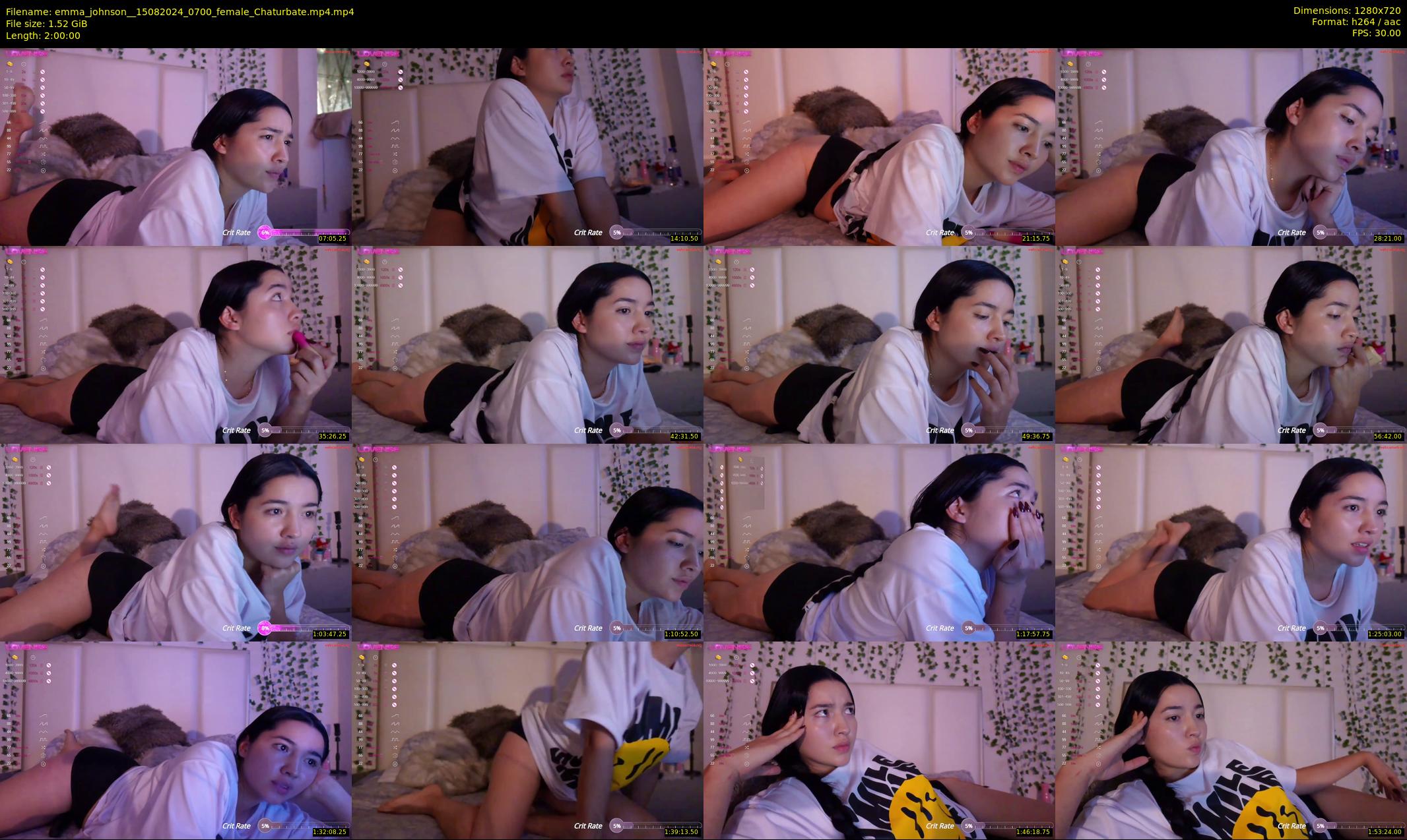 emma_johnson_ — 120 minute Chaturbate female cam show recording, 720p, Aug 15, 2024