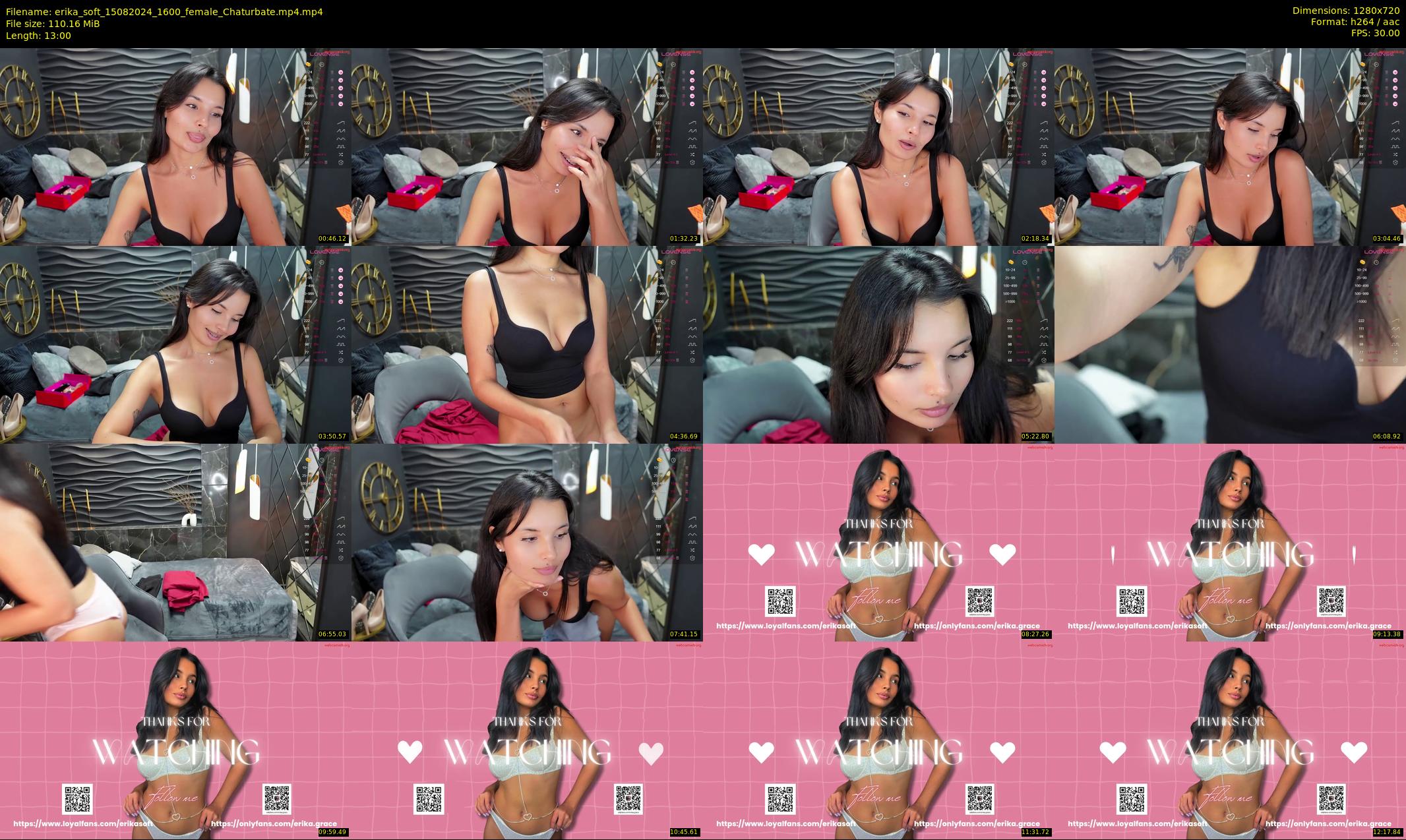 erika_soft — 13 minute Chaturbate female cam show recording, 720p, Aug 15, 2024