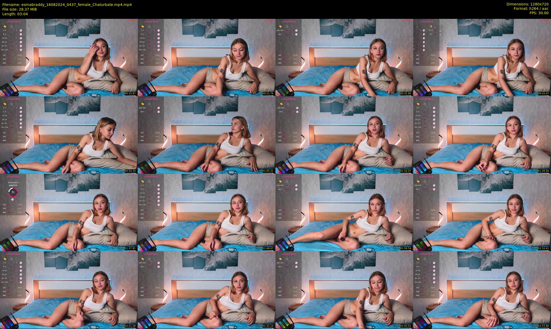 esmabraddy — 4 minute Chaturbate female cam show recording, 720p, Aug 16, 2024