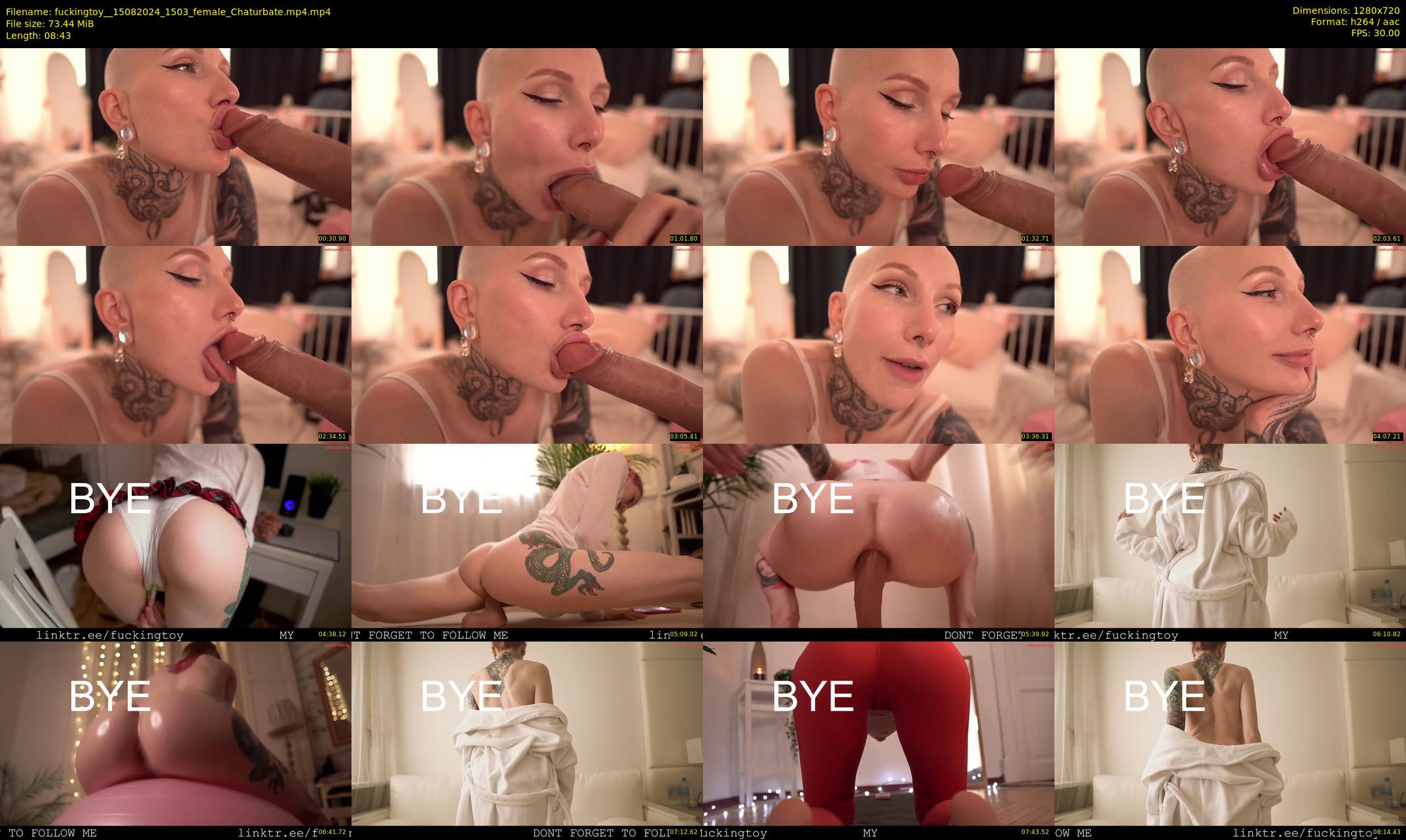fuckingtoy_ — 9 minute Chaturbate female cam show recording, 720p, Aug 15, 2024
