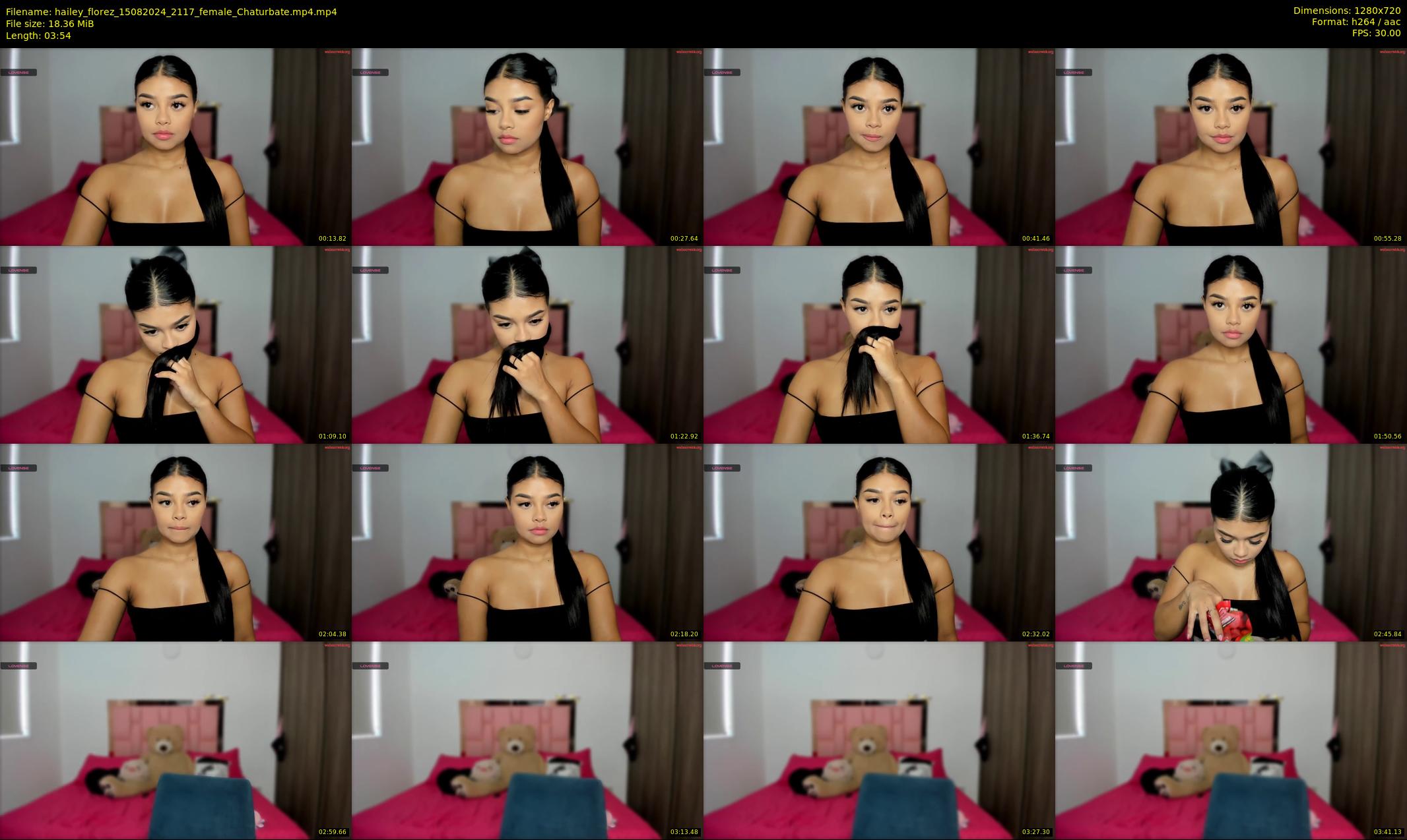 hailey_florez — 4 minute Chaturbate female cam show recording, 720p, Aug 15, 2024