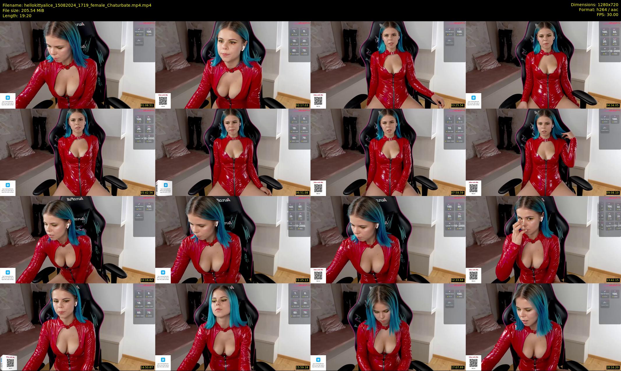 hellokittyalice — 20 minute Chaturbate female cam show recording, 720p, Aug 15, 2024
