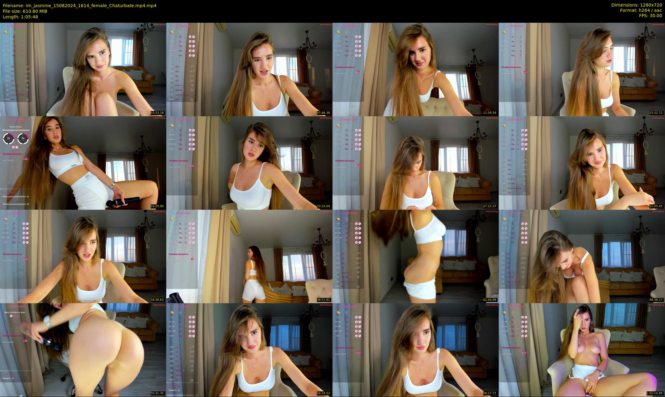 im_jasmine — 66 minute Chaturbate female cam show recording, 720p, Aug 15, 2024