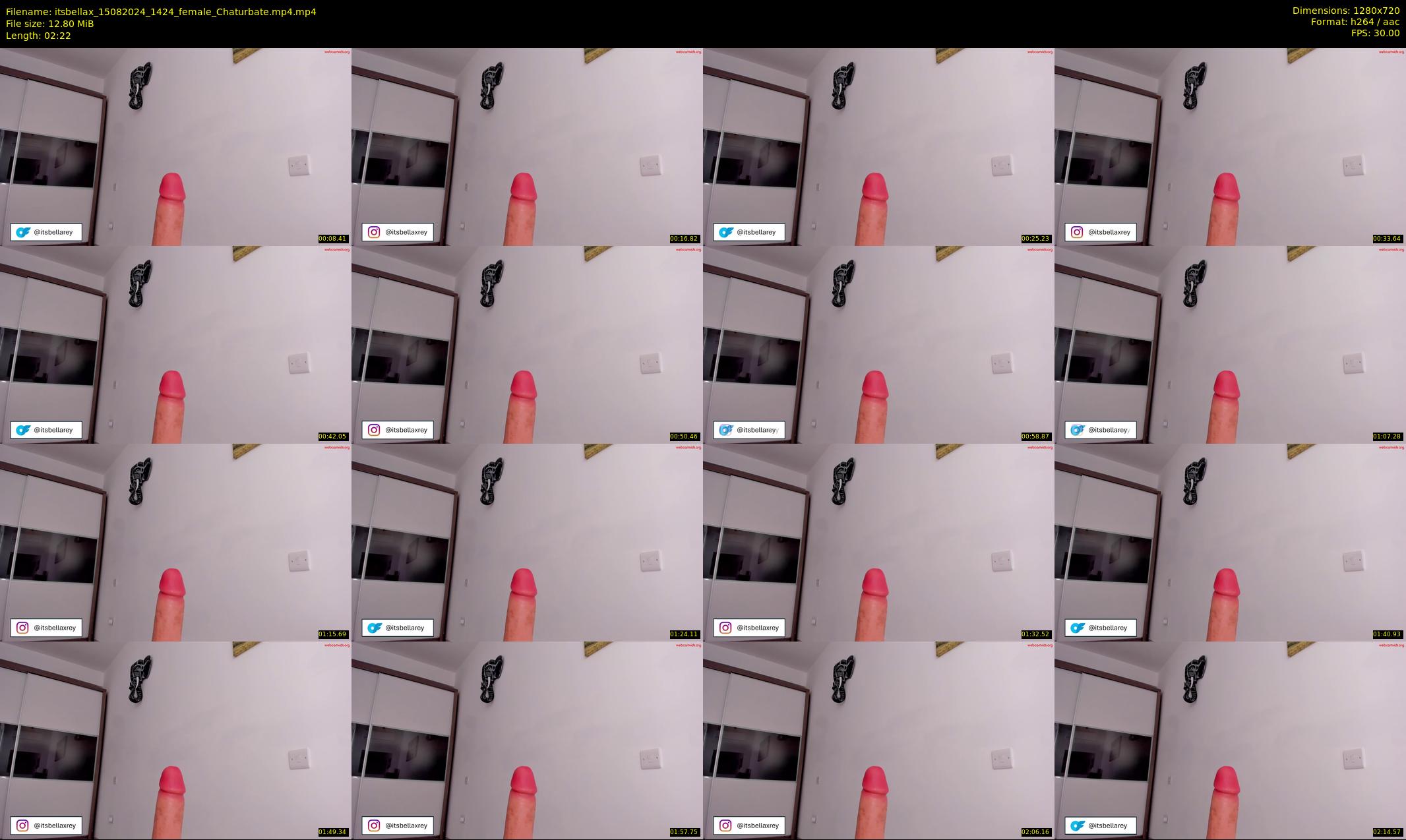 itsbellax — 3 minute Chaturbate female cam show recording, 720p, Aug 15, 2024
